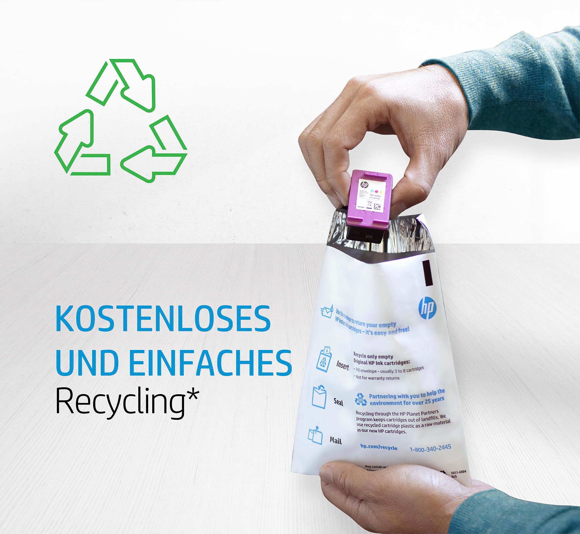 HP Tintenpatrone »HP original Druckerpatrone 903, Farben cyan + schwarz« 3 Probemonate gratis* drucken
