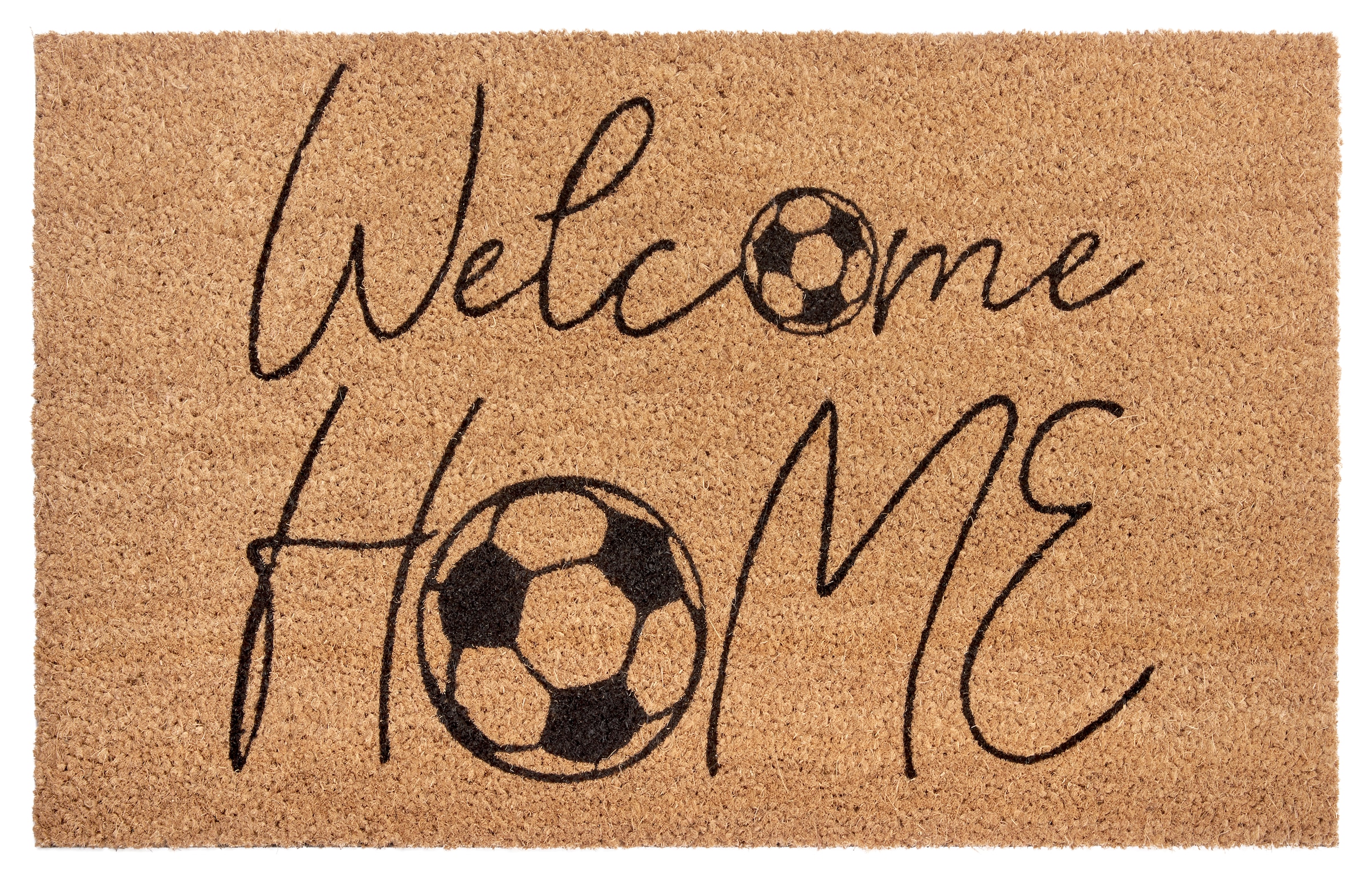 Kokos, Flur Home »Kokos UNIVERSAL Fußmatte Soccer«, HANSE Welcome rechteckig, Kokosmatte, Schmutzfangmatte, Rutschfest, | Home Outdoor, Innen, bestellen