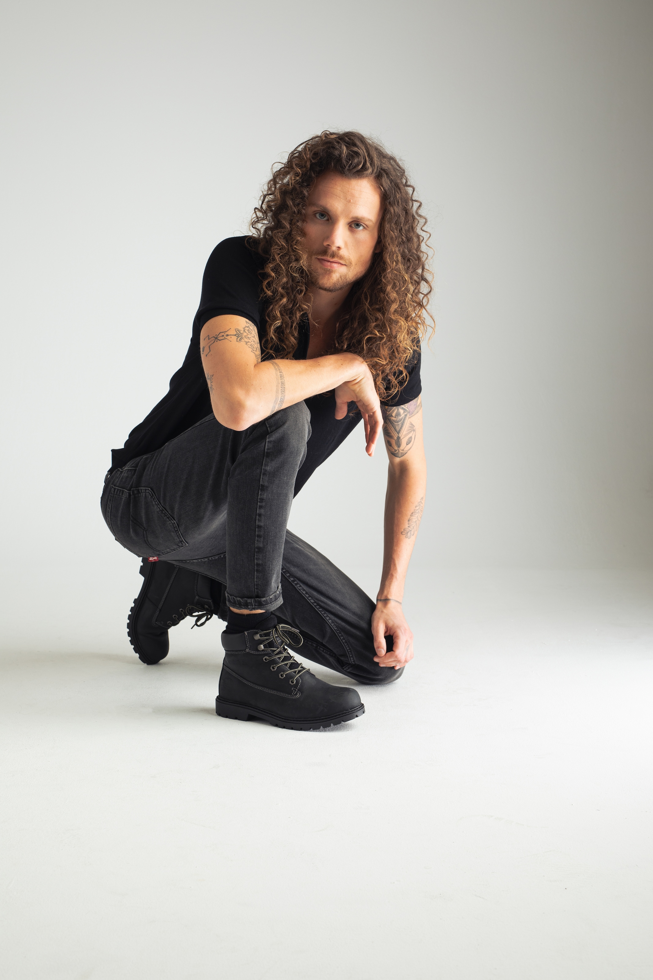 Dockers by Gerli Winterboots, Workerboots, Schnürstiefel mit Blockabsatz