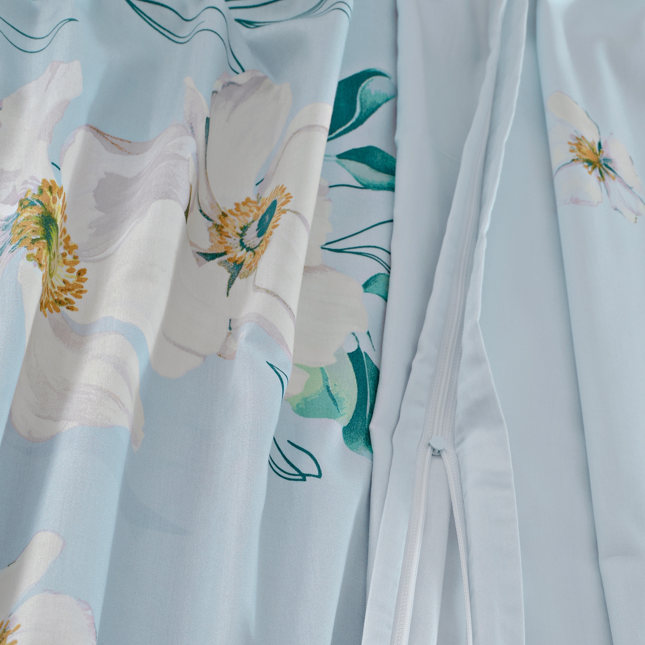 Florella Bettwäsche »Rena sky Edel-Satin,  100% Baumwolle«