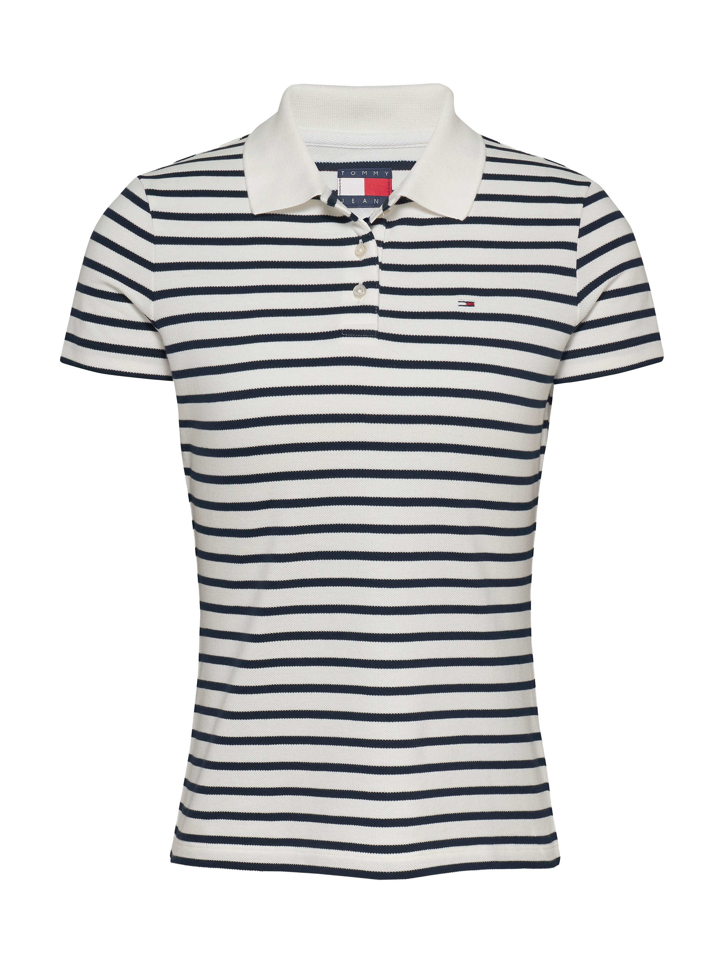Tommy Jeans Poloshirt »TJW SLIM ESSENTIAL POLO SS«, mit Logostickerei