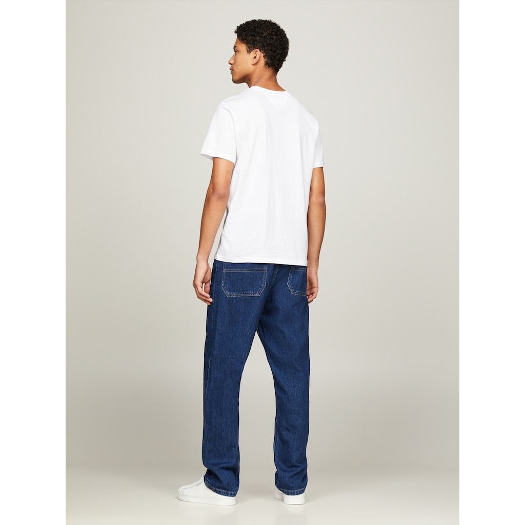 Tommy Jeans T-Shirt »TJM SLIM 2PACK S/S FLAG DNA TEE«, (Packung, 2er)