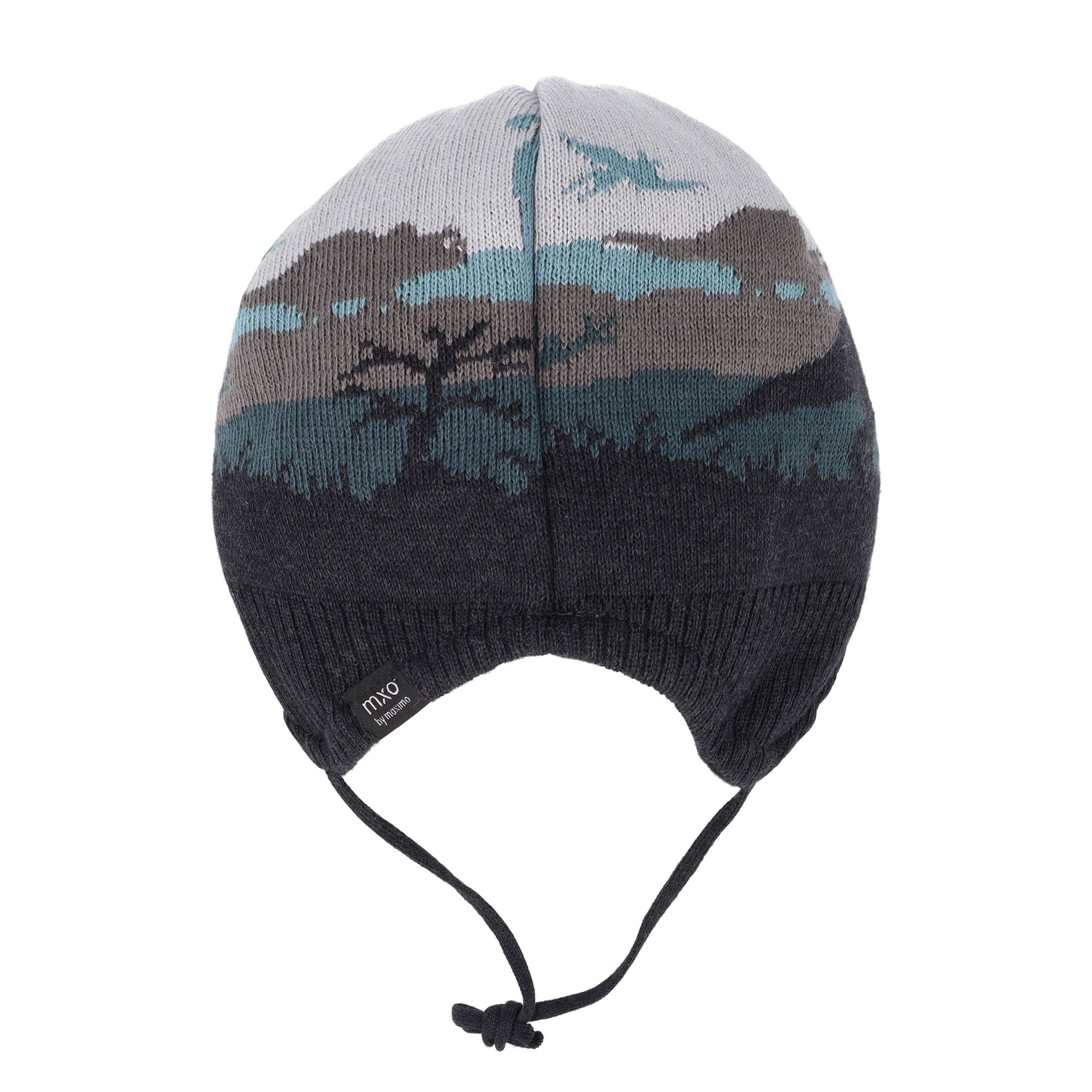 MAXIMO Strickmütze Baumwolle, gefüttert, zum Binden