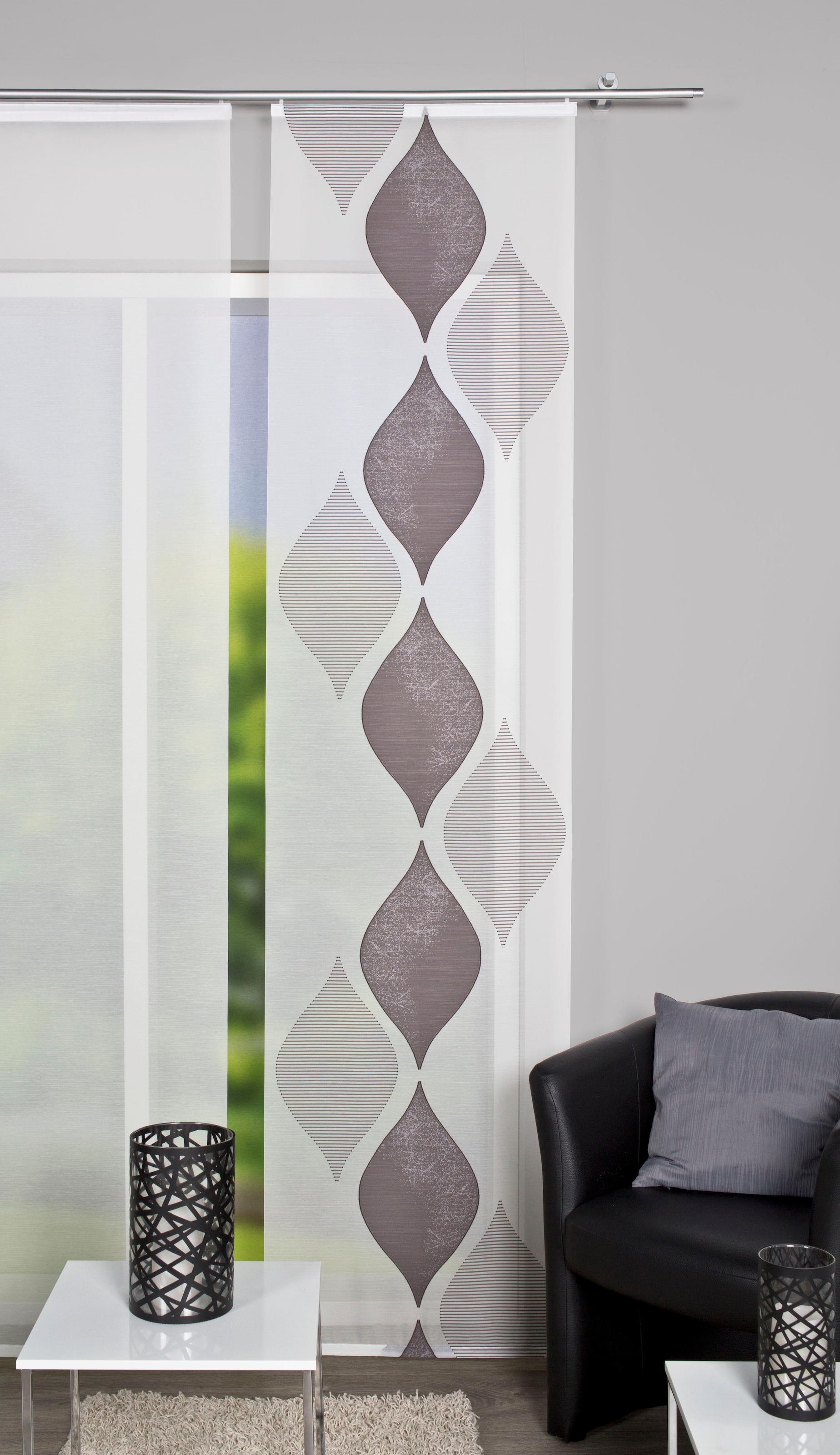 HOME WOHNIDEEN Schiebegardine »GENDRY«, (1 St.), HxB: 245x60, Schiebevorhang... kaufen