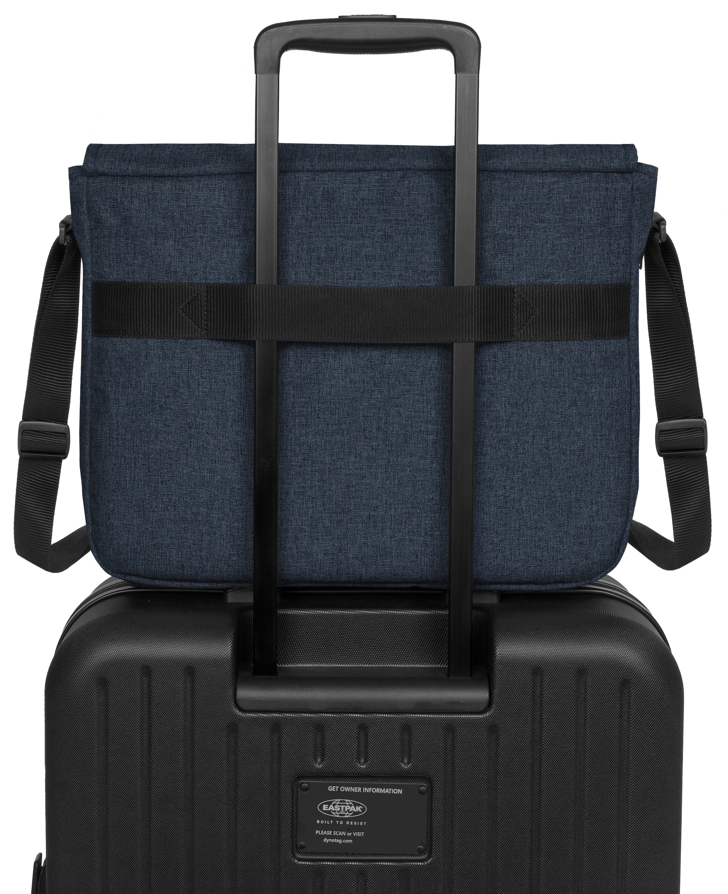 Eastpak Schultertasche »Delegate +« Messenger Bag, Umhängetasche mit Trolleygurt