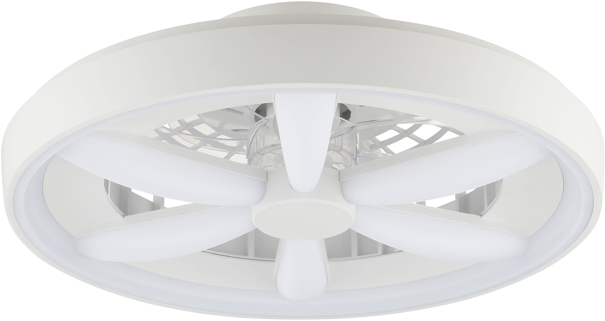 Hanseatic LED Deckenleuchte »DLV2205« LED-Modul 1 Stk. RGB | warmweiß - kaltweiß LED Ventilator, Ø 48 cm, 6400 lm, dimmbar, Fernbedienung