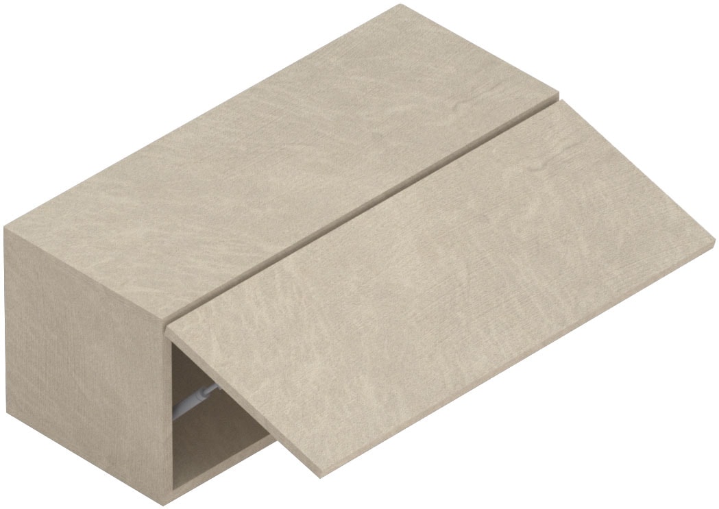 INOSIGN Hängevitrine »Infinity Breite 69 cm, Höhe 29 cm, Hängeschrank mit 1 Klappe,« Wandschrank waagerecht zu hängen, verschiedene Farben