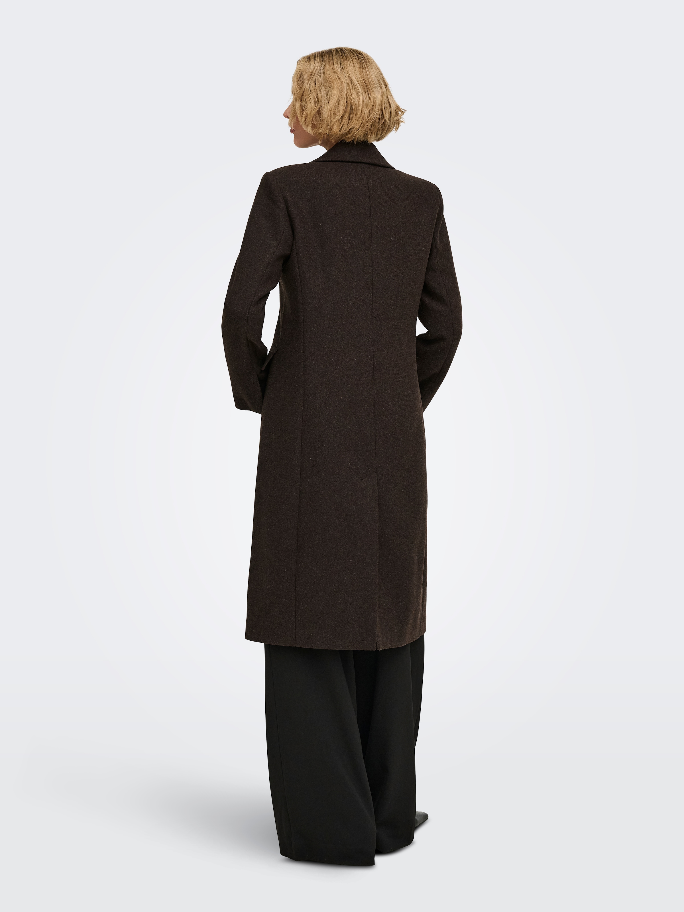 ONLY Langmantel »ONLMICOL REGULAR COAT CC OTW« Materialmix mit Wolle
