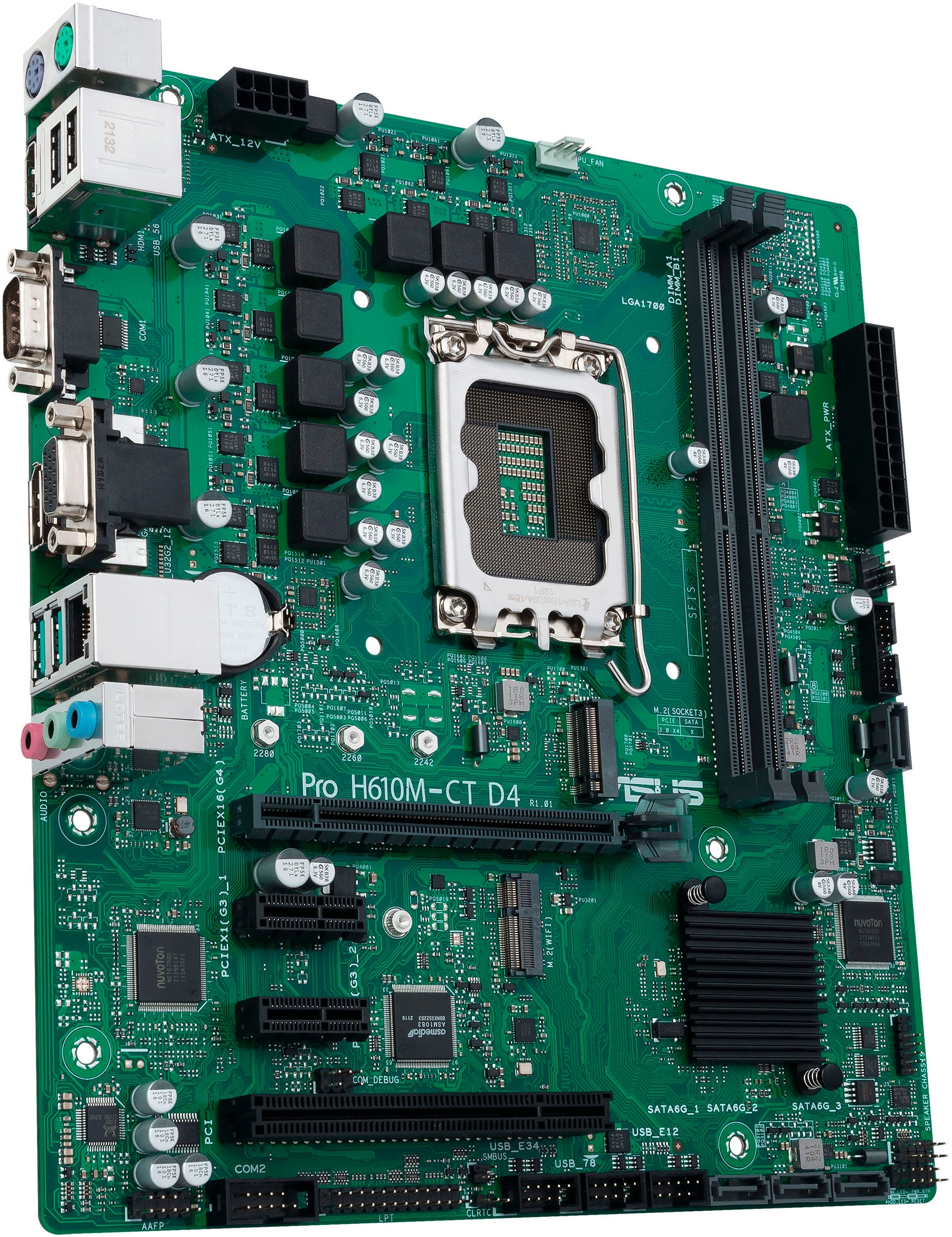 Asus Mainboard »PRO H610M-C D4-CSM«