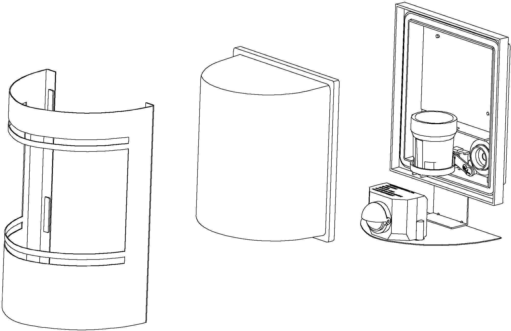 EGLO Außen-Wandleuchte »Cerno Wandleuchte, Außenbeleuchtung, Edelstahl, exkl. Leuchtmittel« E27 IP44, Außen-Wandlampe, Garten, Terasse, Garage, Balkon, 16,5x14x10,5cm