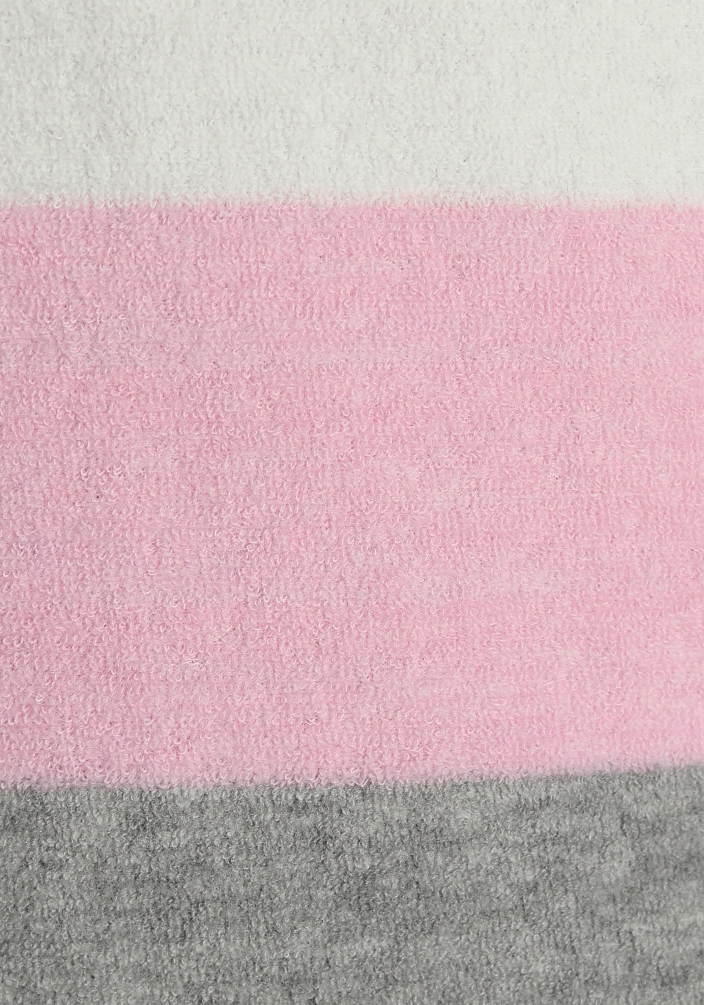 Vivance Dreams Pyjama 2-teilig, 2 tlg. aus weichem Frottée und mit Colorblock Streifen