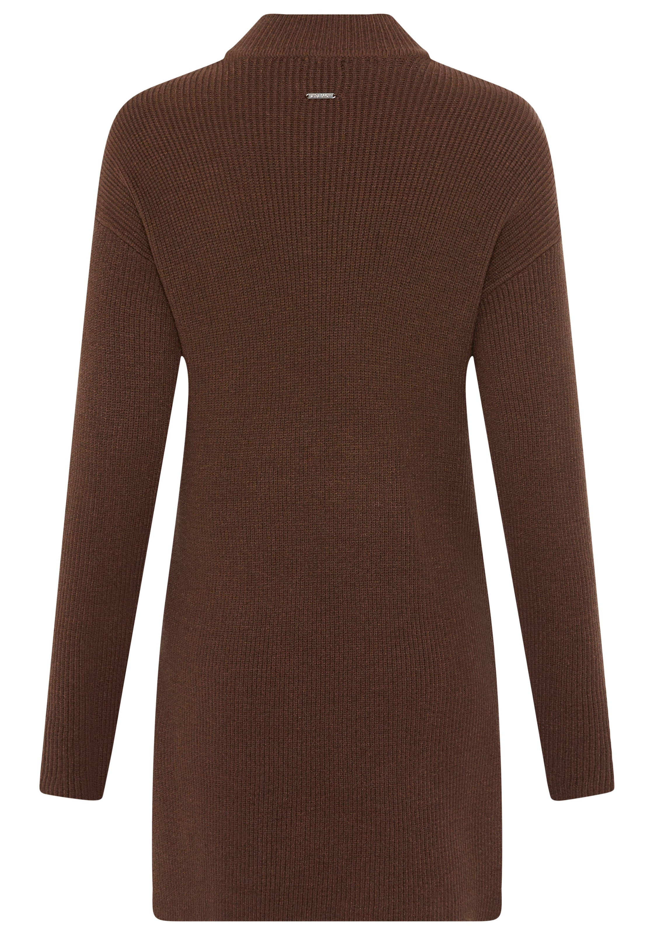 Laura Scott Stehkragenpullover kuscheliger Winterstrick mit seitlichen Schlitzen - NEUE KOLLEKTION