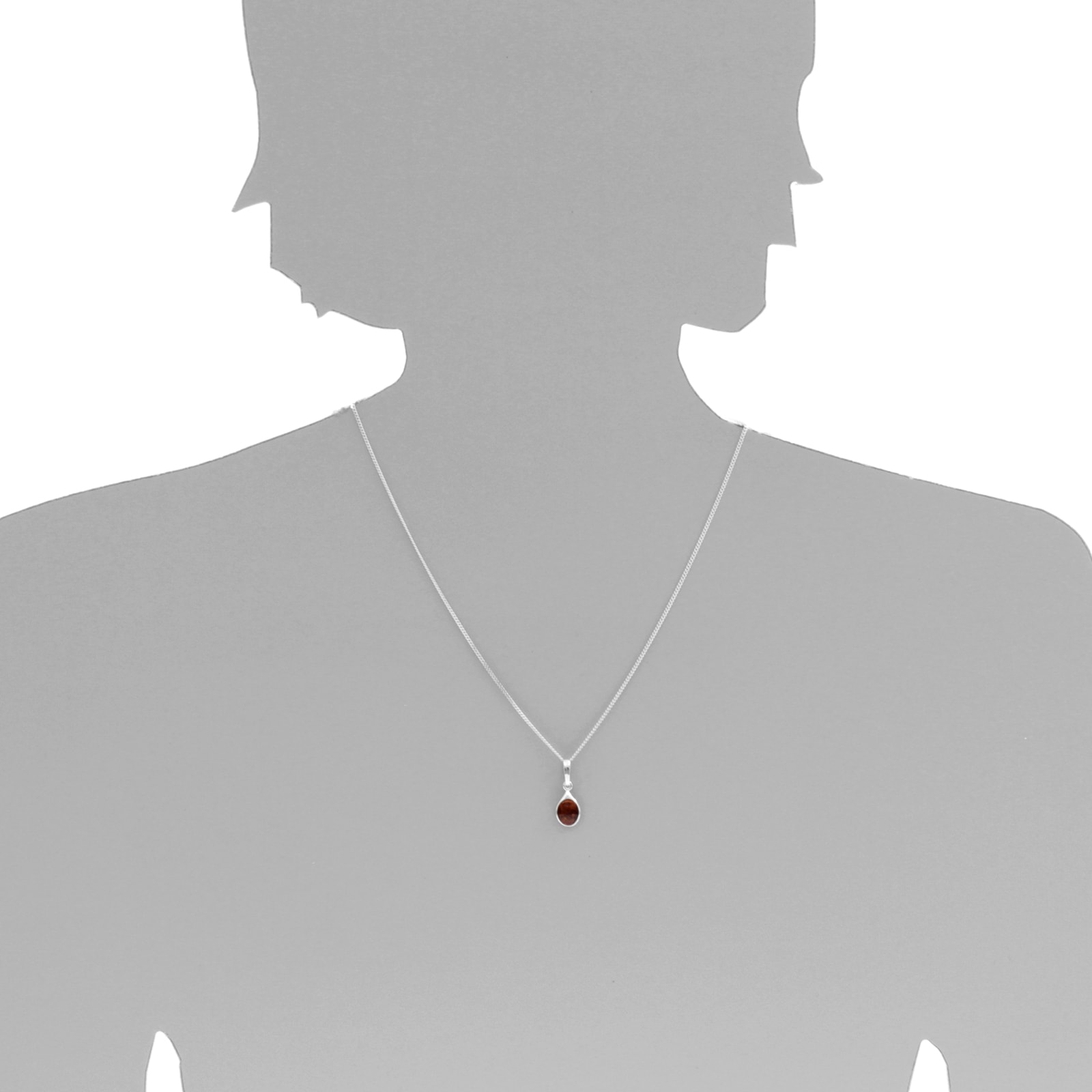 OSTSEE-SCHMUCK Kette mit Anhänger »- Canissa - Silber 925/000 - Bernstein«