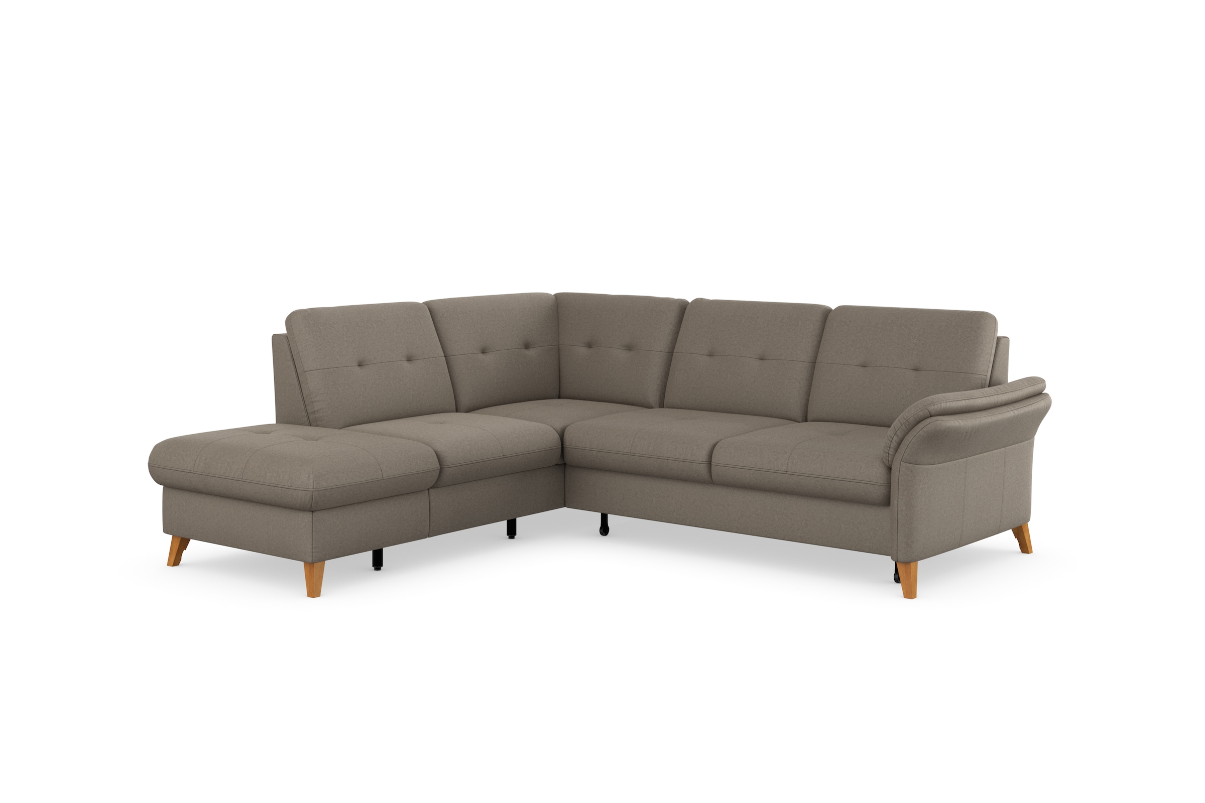sit&more Ecksofa »Göteborg«, inkl. Sitztiefenverstellung, wahlweise mit Bettfunktion & Bettkasten