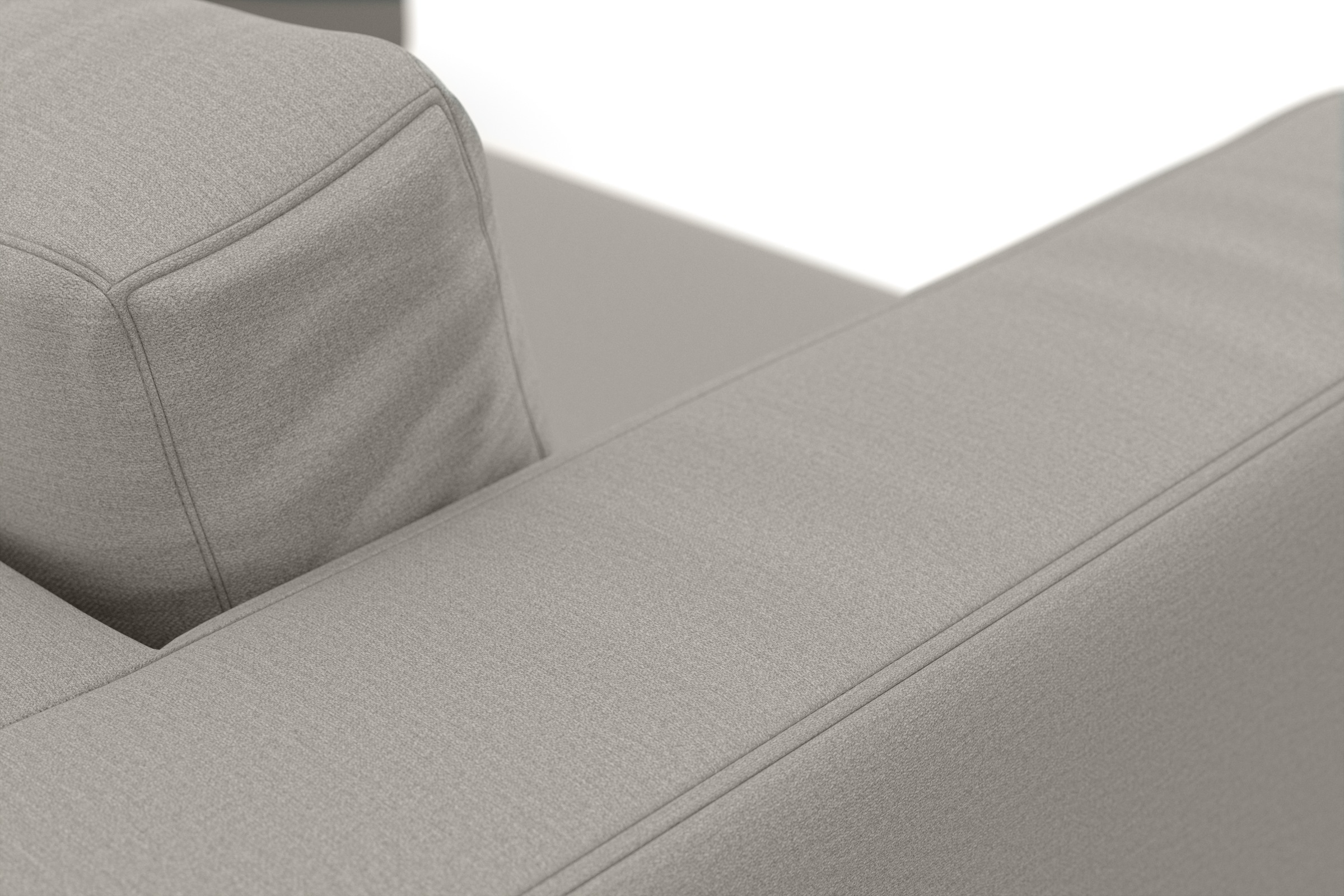 DOMO collection Ecksofa »Modica, zeitlos und elegant, L-Form«, moderne Optik mit extrabreiter Recamiere, auch in Cord