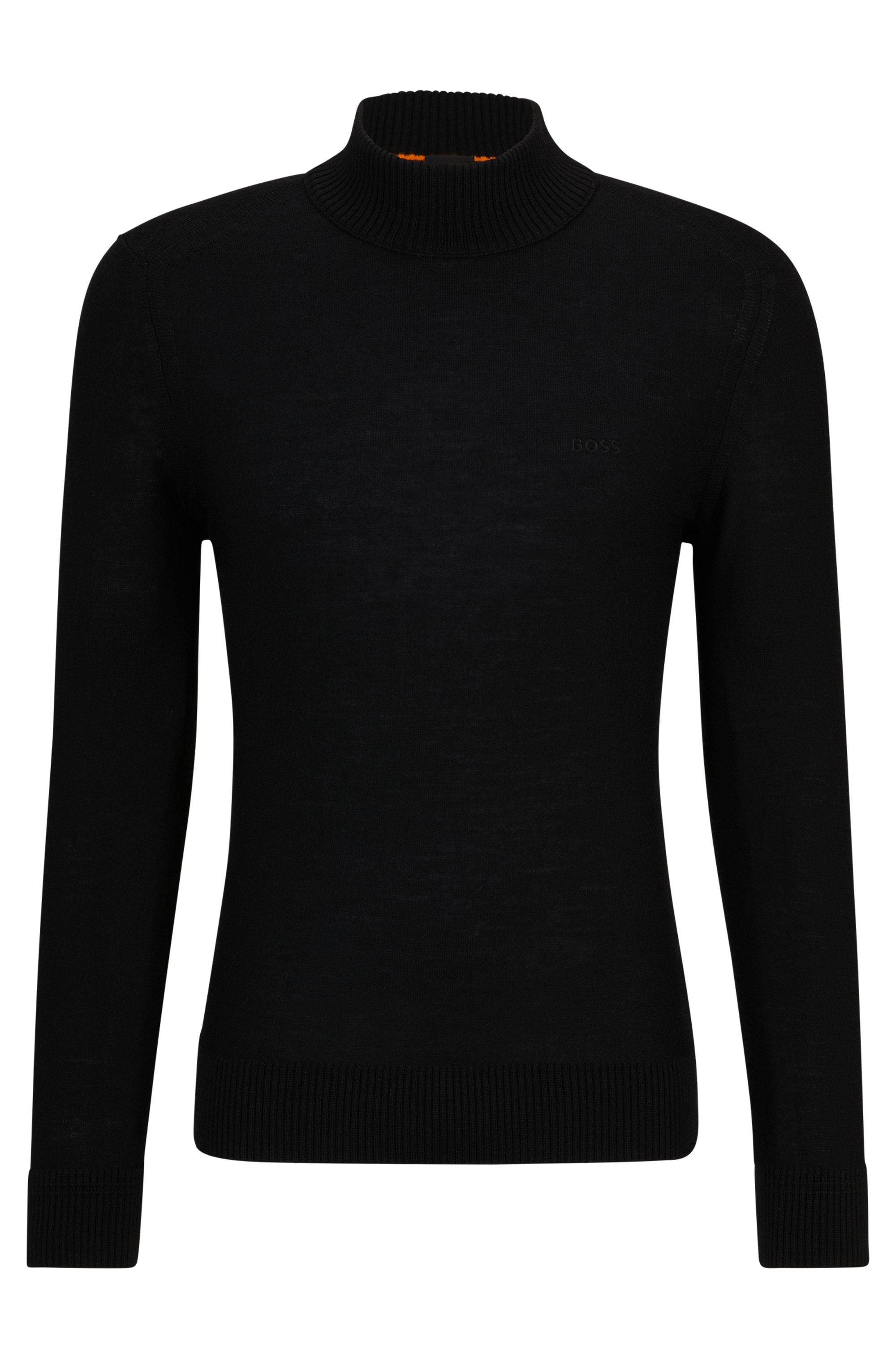 BOSS ORANGE Strickpullover »Avac«, mit gesticktem BOSS Logo