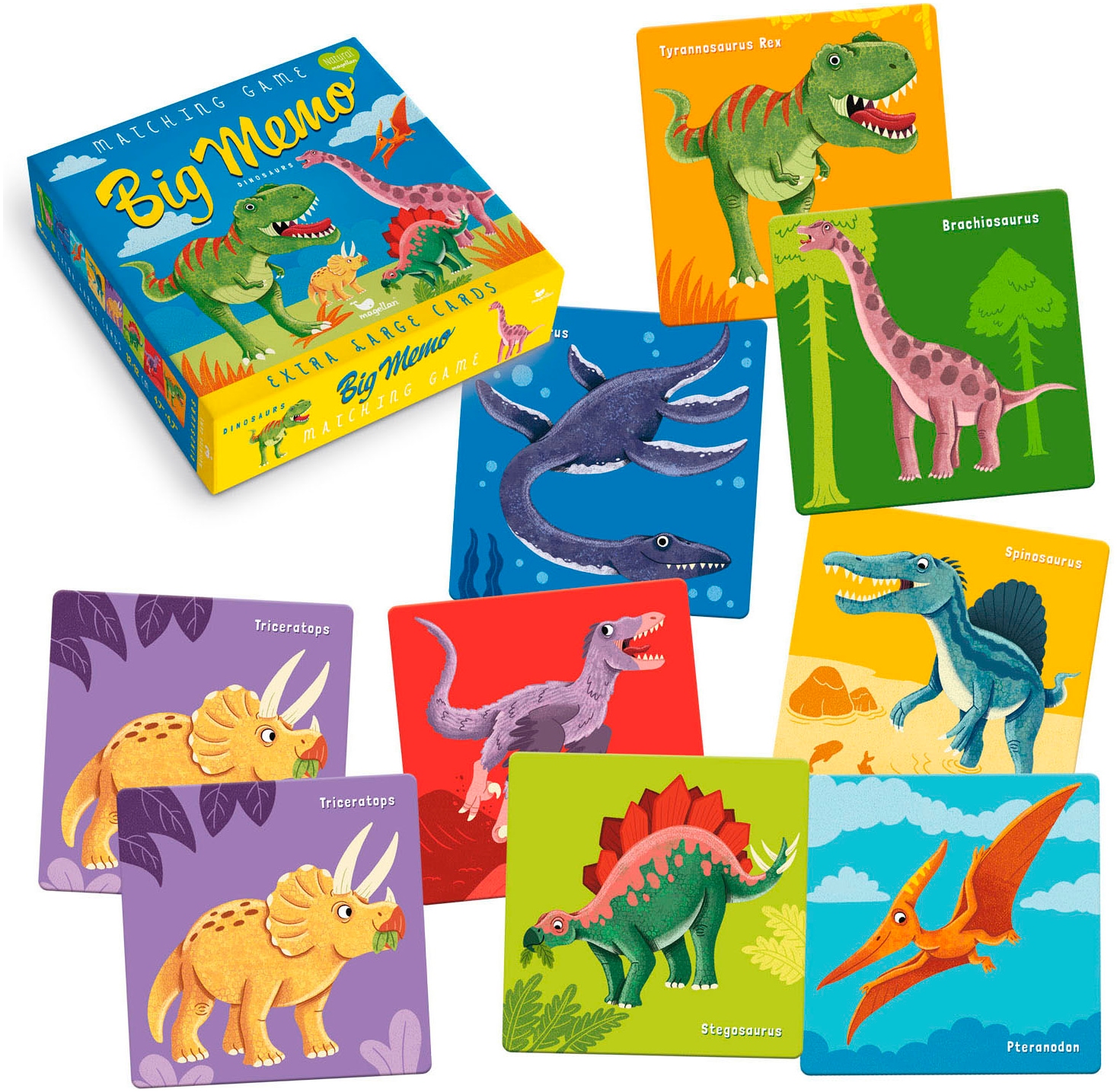 Magellan Spiel »Big Memo Dinosaurs«, Made in Germany