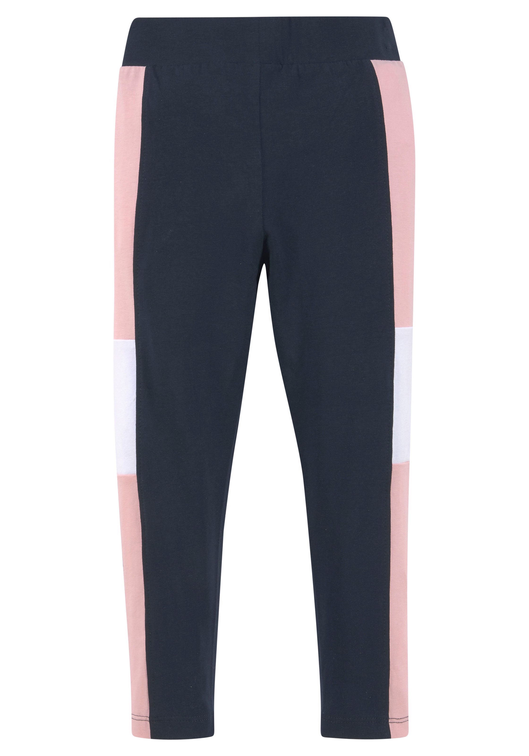 KangaROOS Leggings »Colorblocking Leggings für kleine Mädchen«, mit breitem Bündchen und Logoprint