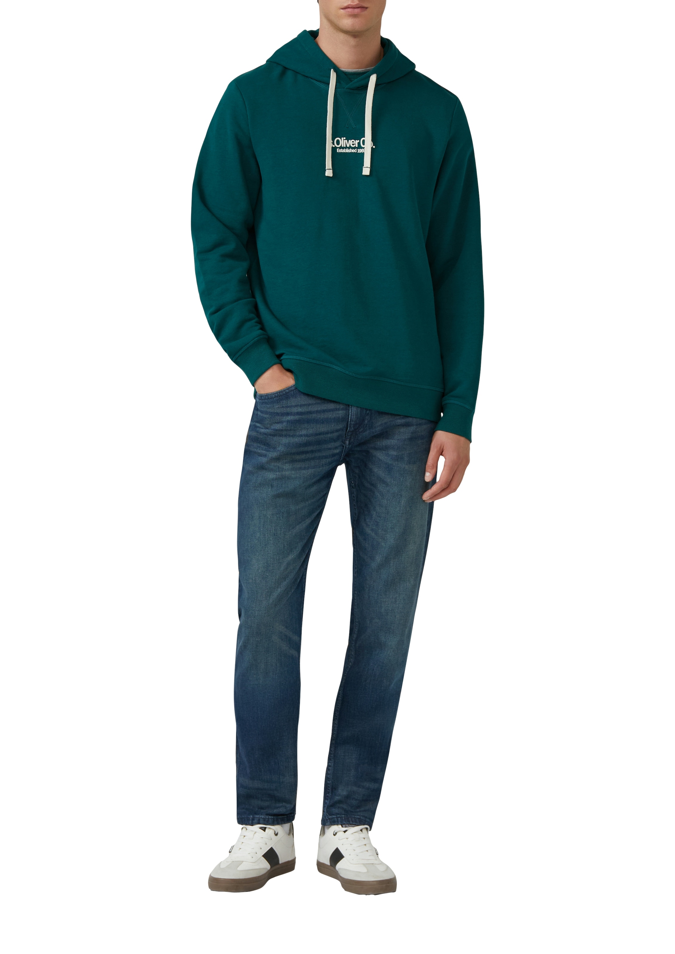 s.Oliver Hoodie , mit Logo Schriftzug
