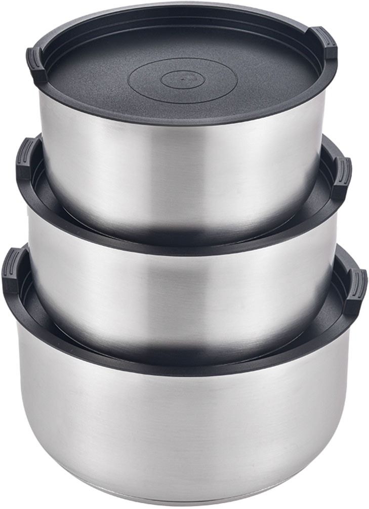 GSW Topf-Set »EASY CLICK« Set, 8 Stk. tlg. Edelstahl