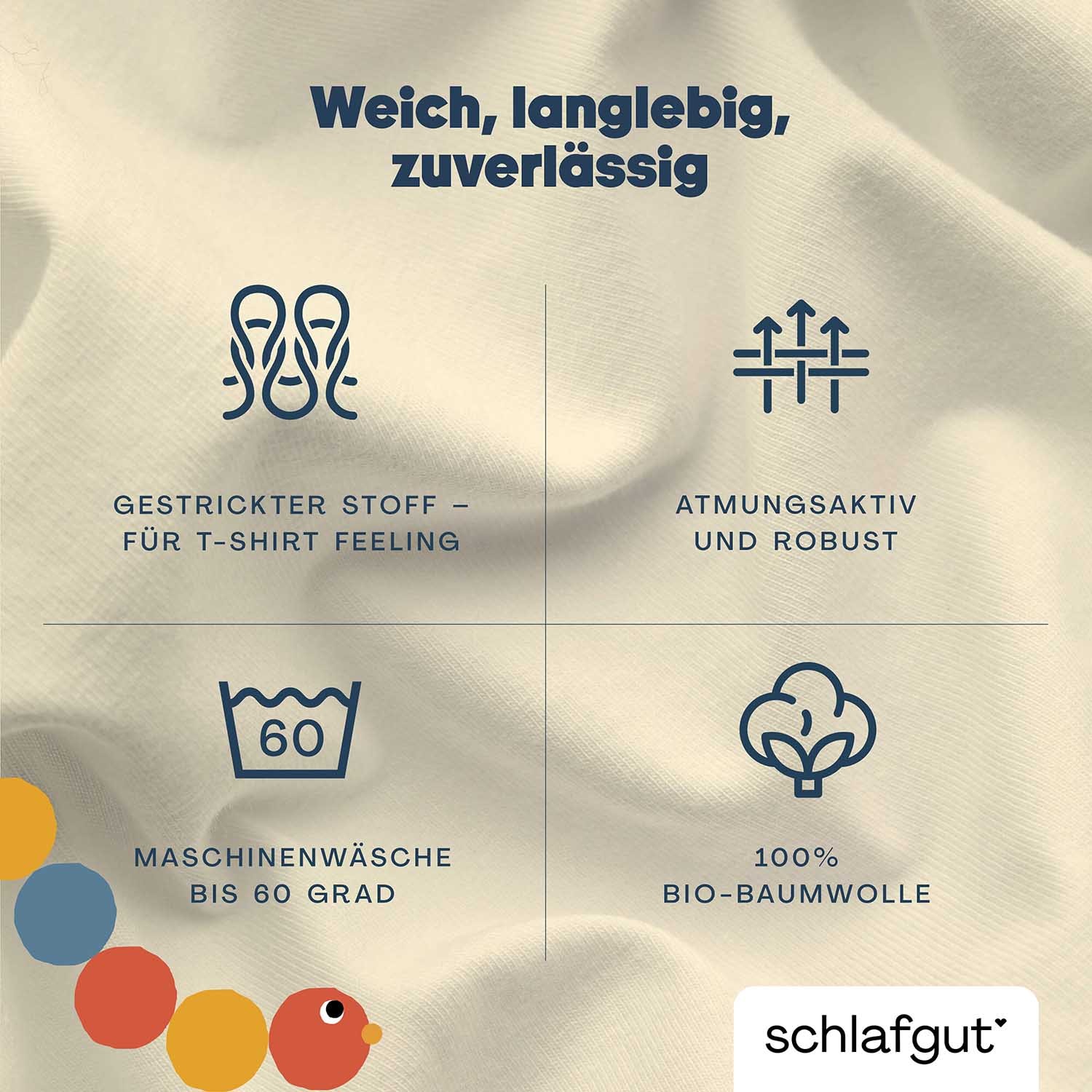 Schlafgut Spannbettlaken »Casual Mini Spannbettlaken« für Kinder, MADE IN GREEN by OEKO-TEX®