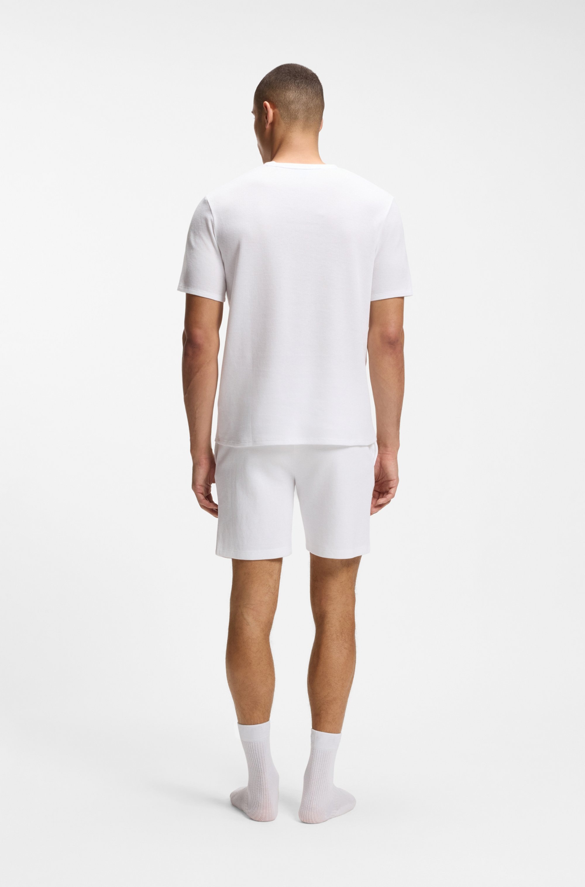 BOSS Pyjamaoberteil »Waffle T-Shirt«