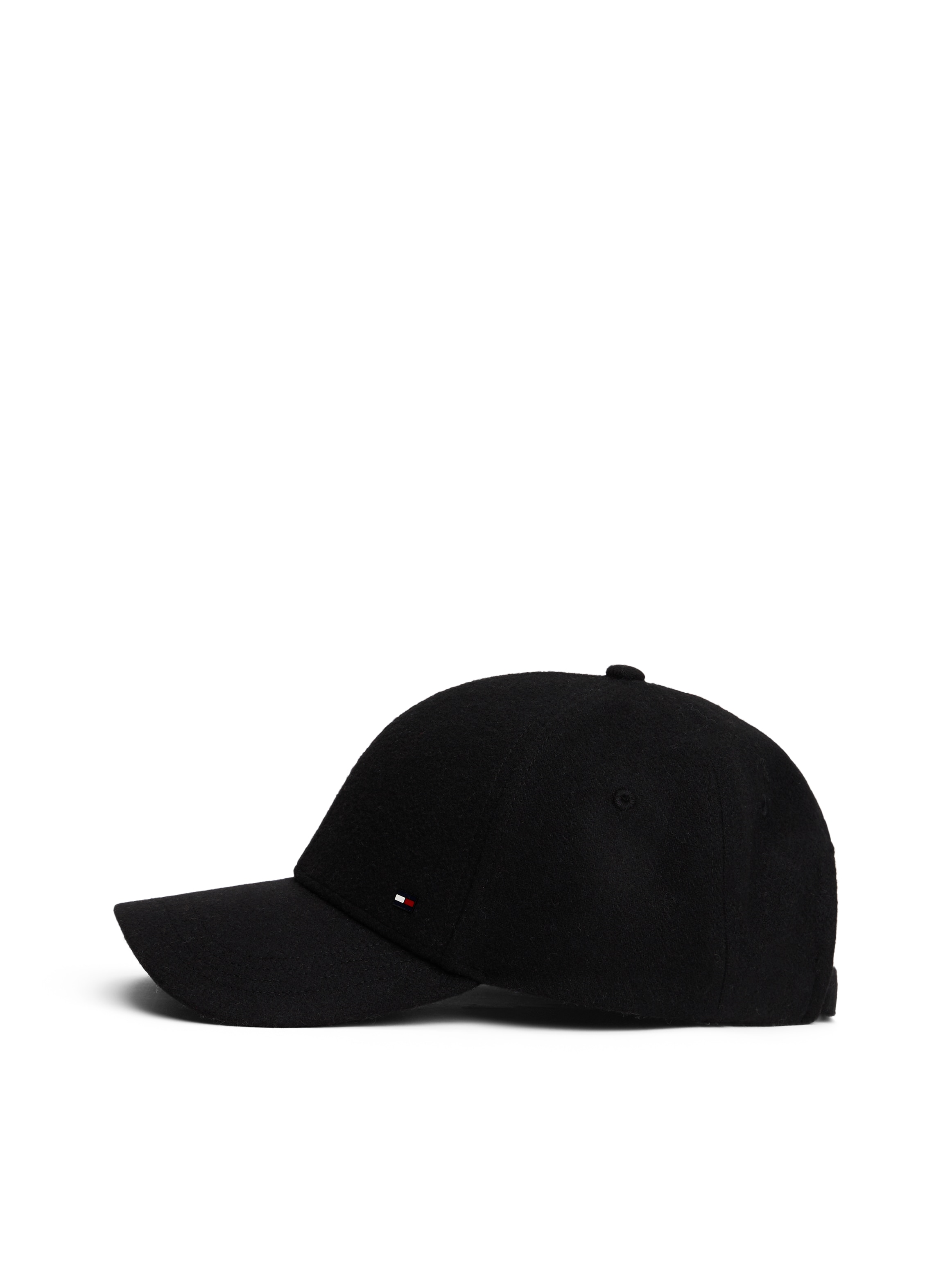 Tommy Hilfiger Baseball Cap »TH RWB 6 PANEL MELTON CAP«, aus Wollmix mit Flag aus Emaille