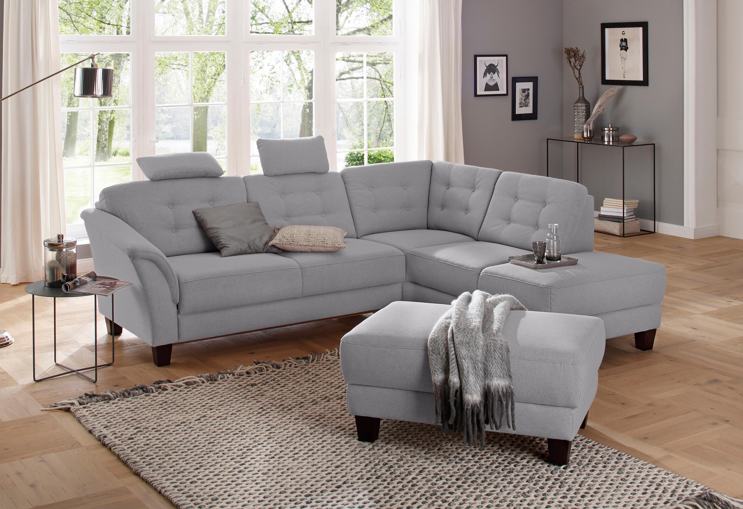 Home affaire Hocker »Trondheim«, mit Stauraum, Federkern