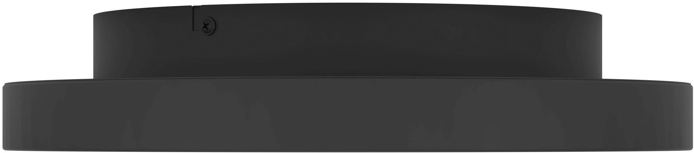 EGLO Deckenleuchte »Loretello Deckenlampe, Wohnzimmerlampe, Metall und Kunststoff, Lampe« LED-Modul 1 Stk. Kaltweiß | Neutralweiß | Warmweiß Wand-/Deckenleuchte - H7,5 x Ø35 cm - schwarz - 12W inkl.