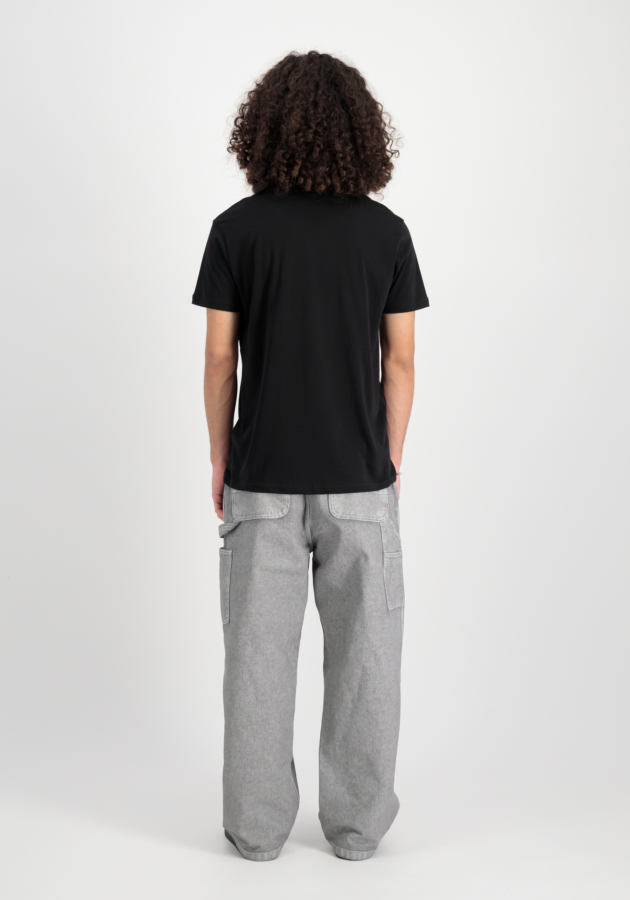 Alpha Industries T-Shirt »Alpha Industries Men - T-Shirts Basic T-Shirt BL Foil Print«
