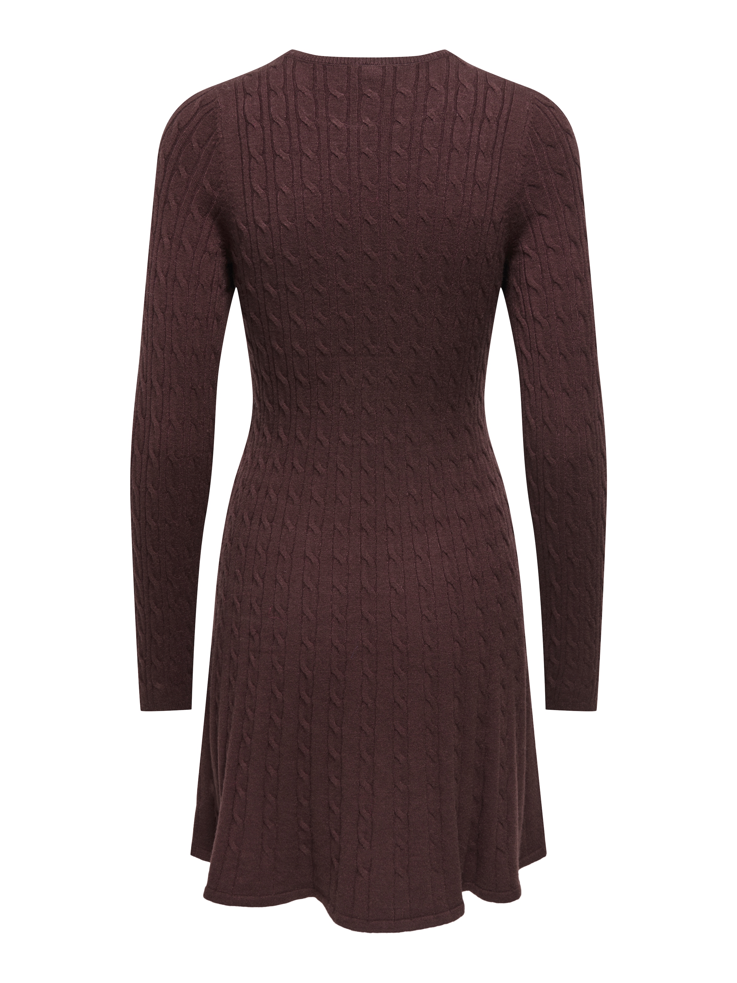 ONLY Strickkleid »ONLIBI LS O-NECK CABLE DRESS CC KNT« Viskosemischung, regular fit