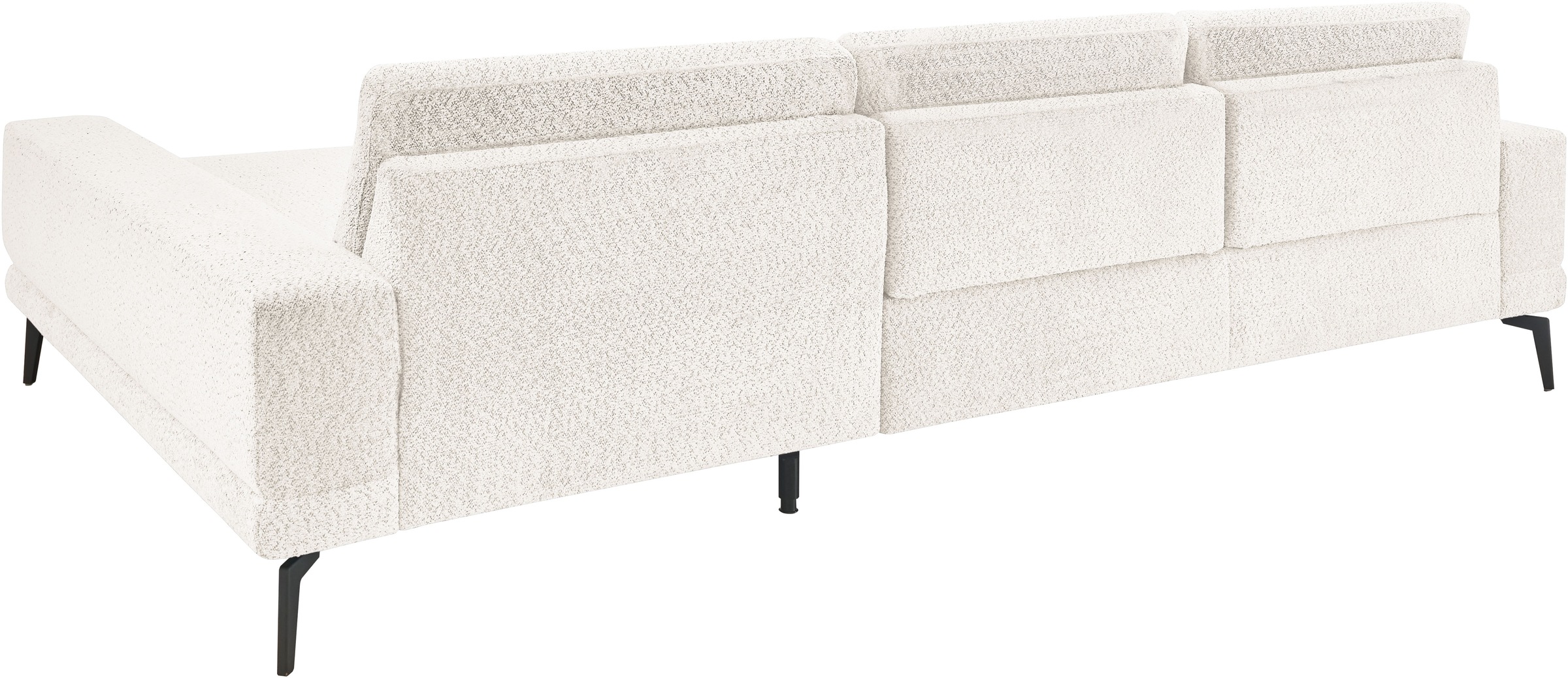 set one by Musterring Ecksofa »SO 3600 optimaler Sitzkomfort in Federkern o. Kaltschaum, 2 Sitzhöhen«, Sitzhöhe 42 cm, Kaltschaum, B 293 x T 180 cm, Kama natur