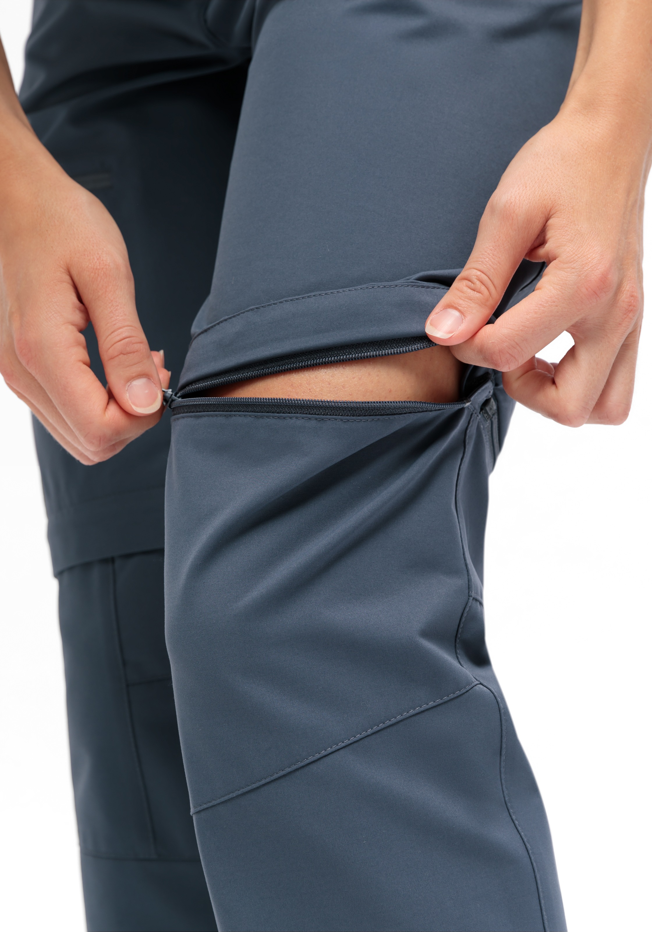 Maier Sports Outdoorhose »Nata Zip Loop«, Damen Wanderhose, Zip-Off Funktionshose, 3 Taschen, Regular Fit