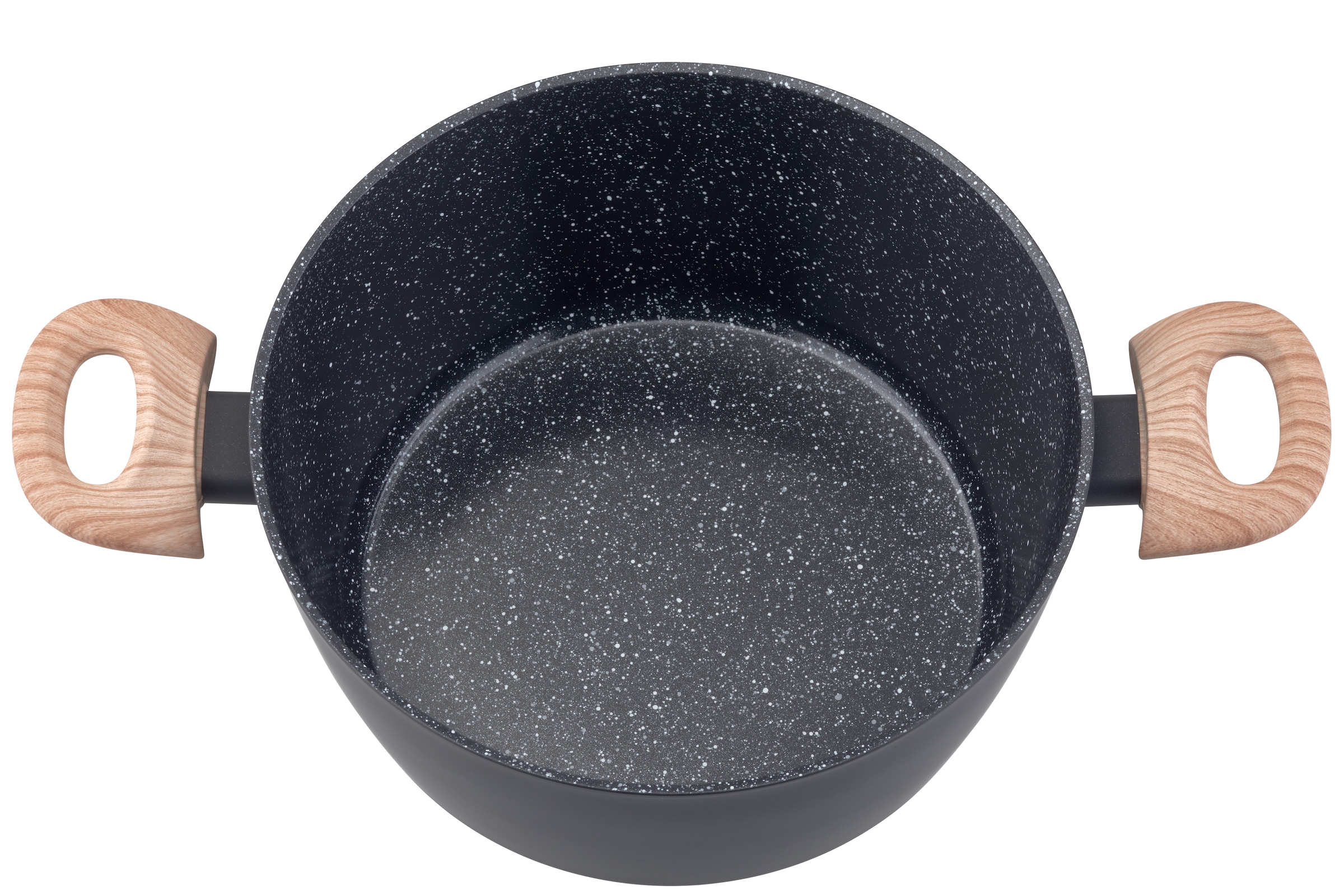 my home Topf-Set »Genlis« Set, Kochtopf 16/20/24 cm, Bratpfanne 24/28 cm + 4-tlg. Küchenhelfer-Set, 12 Stk. tlg. Aluminium