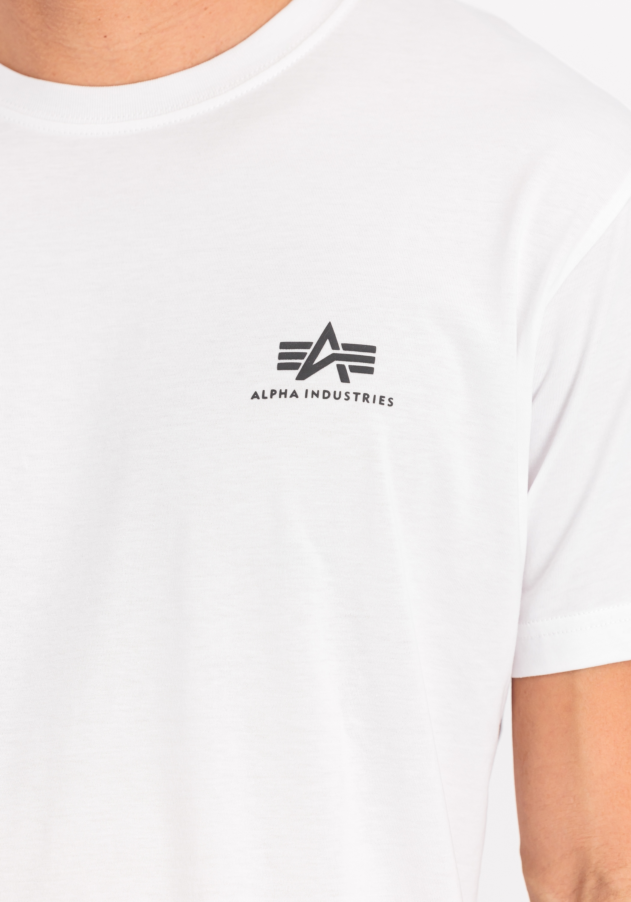 Alpha Industries T-Shirt »Alpha Industries Men - T-Shirts Basic T-Shirt SL 2 Pack«