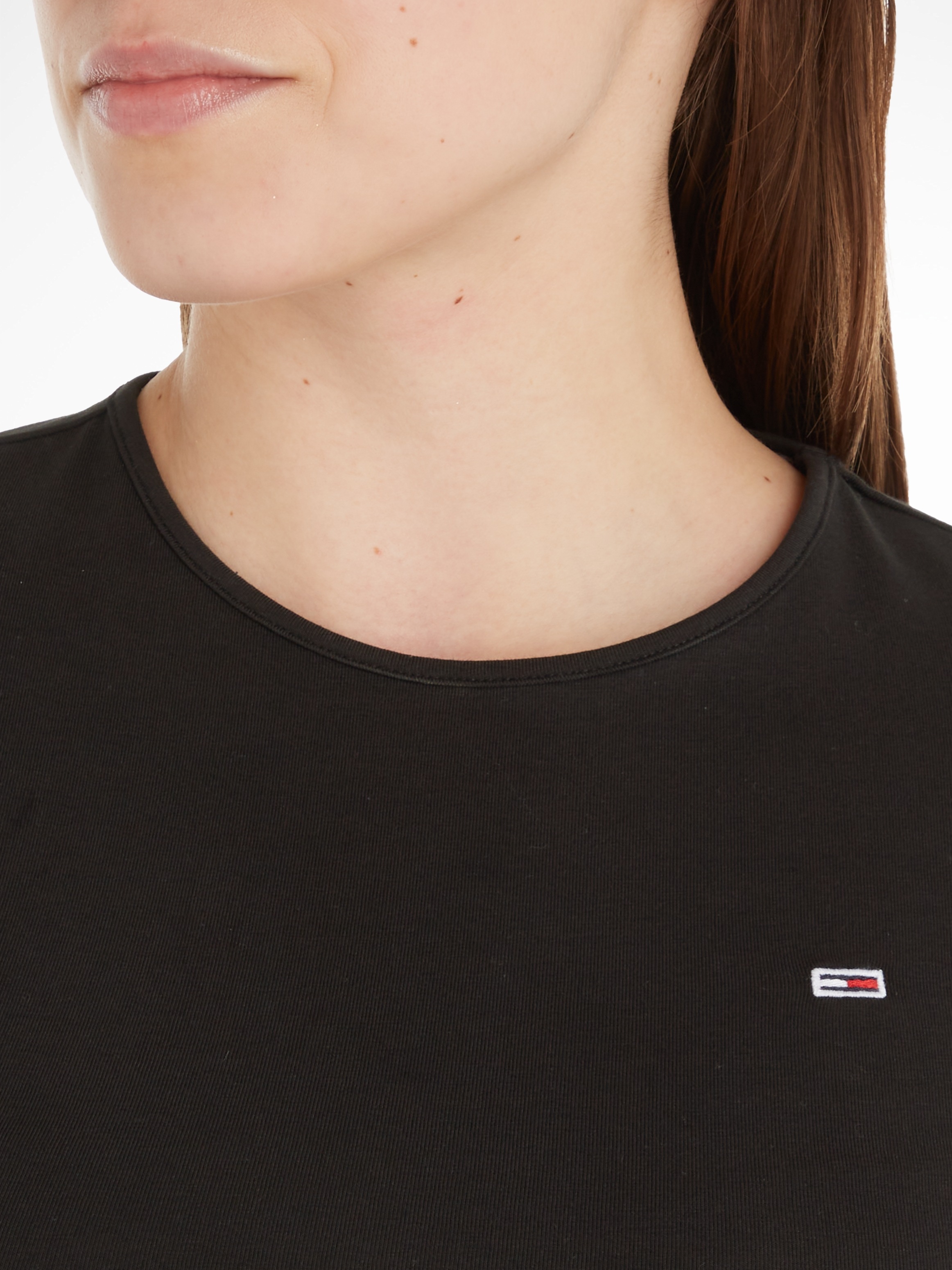 Tommy Jeans Langarmshirt »TJW TIE WRAP TOP«, mit Tommy Jeans Markenlabel