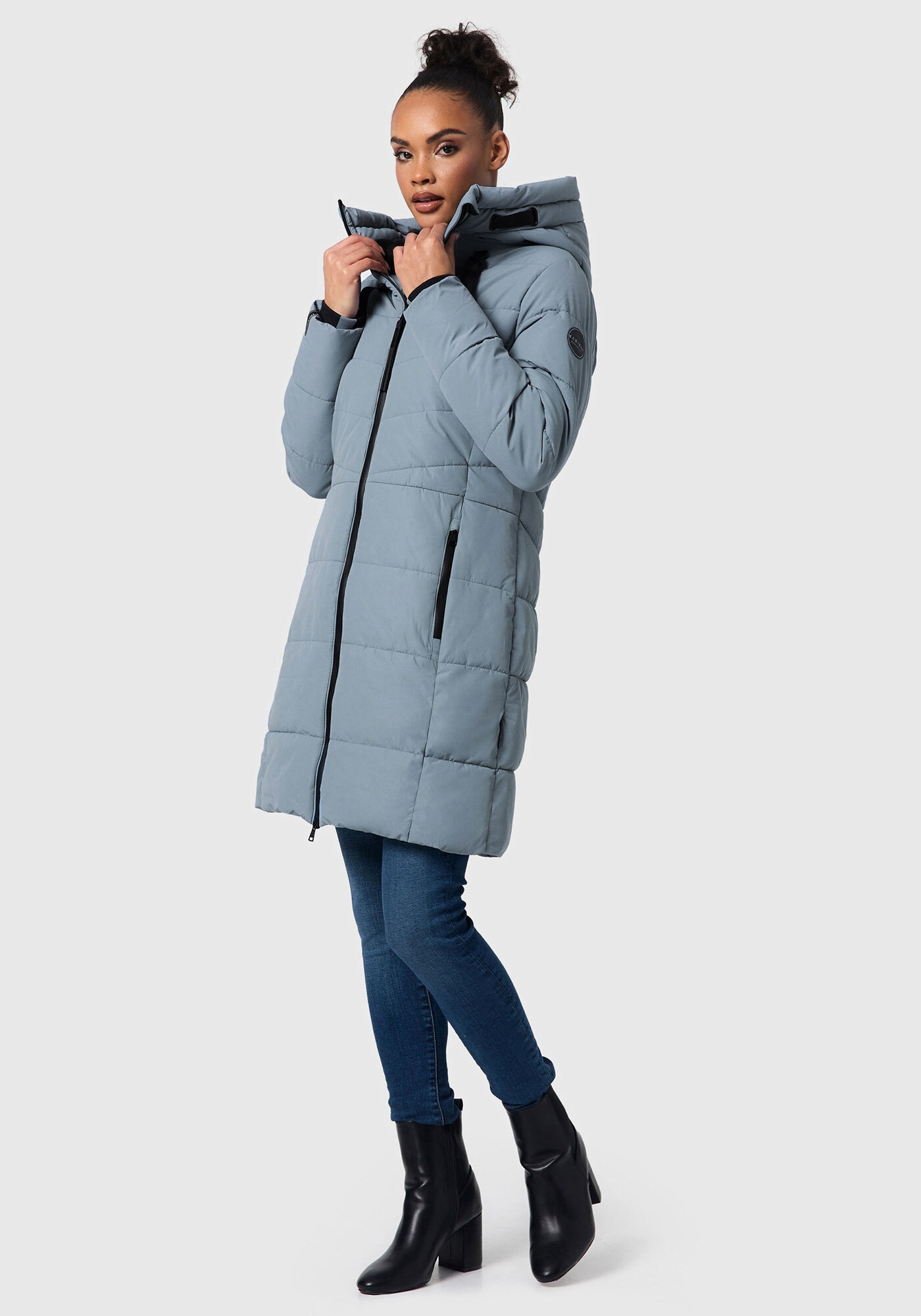 Marikoo Winterjacke »Marikoo Natsukoo Damen Winter Steppjacke lang B978«