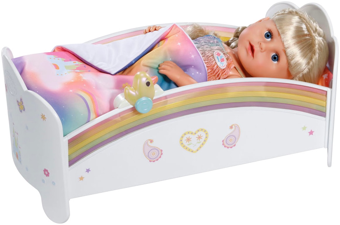 Baby Born Puppenbett »Regenbogen«, mit Licht- und Soundeffekt