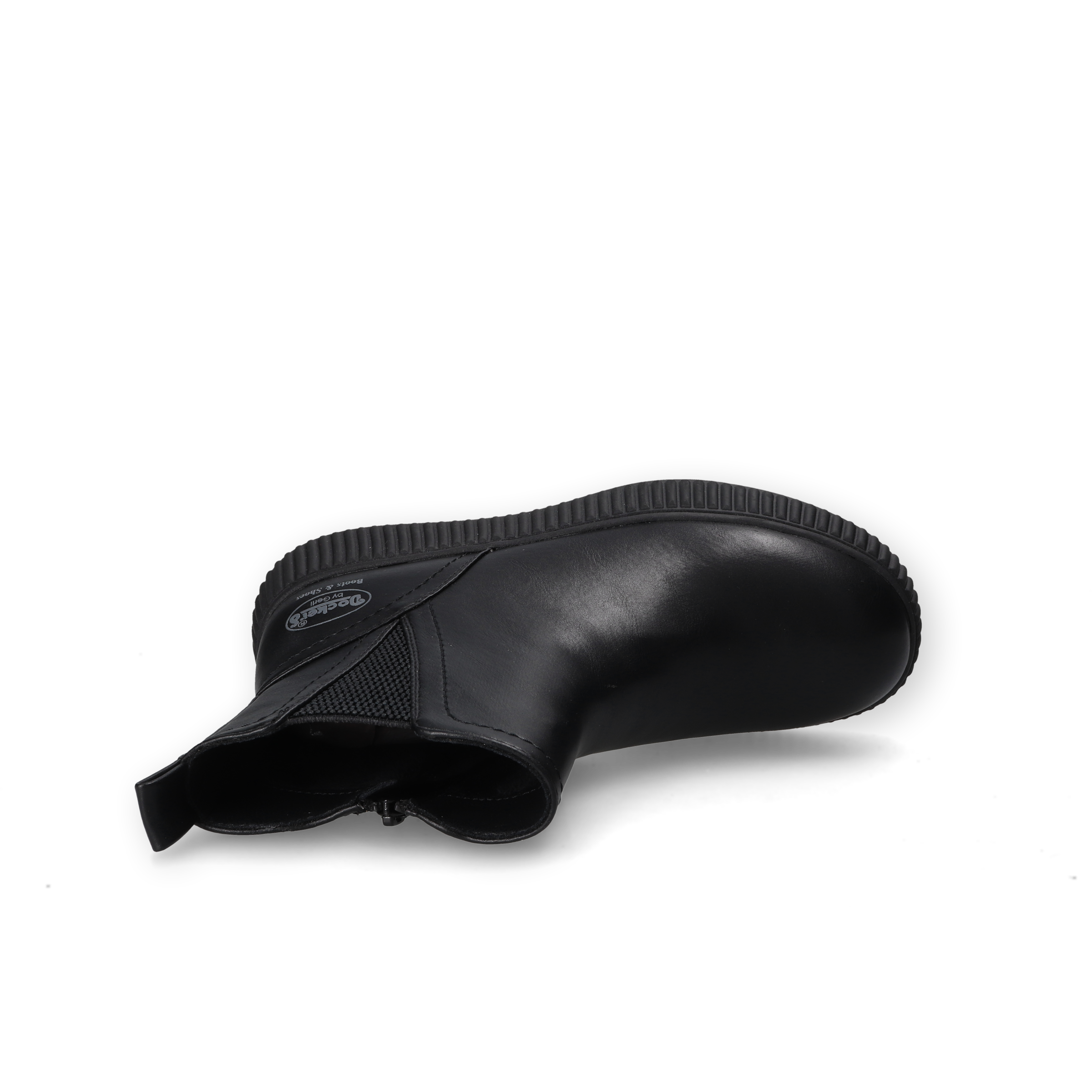 Dockers by Gerli Plateaustiefelette  Plateauboots, Stiefelette mit seitlichem Stretcheinsatz, Warmfutter