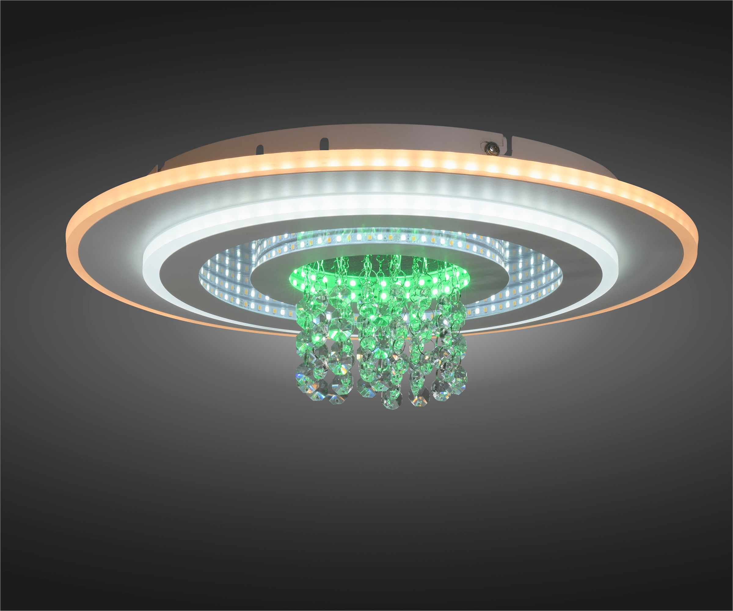 JUST LIGHT LED Deckenleuchte »TOLAGO« LED-Board 1 Stk. warmweiß - kaltweiß CCT+RGB, stufenlos dimmbar, separat steuerbar, IR-FB., Memoryfunktion