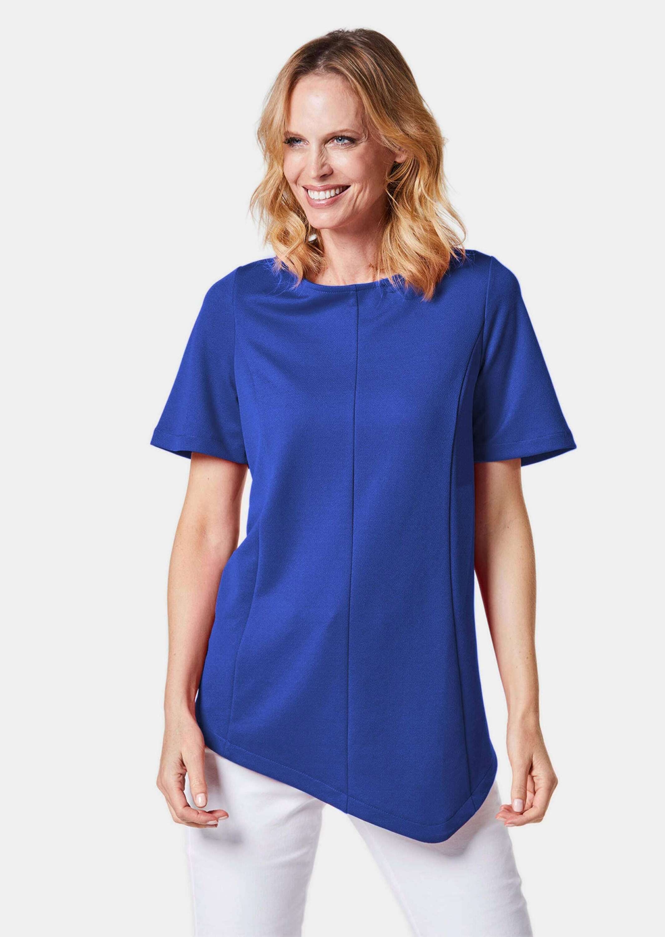 GOLDNER Langarm-Poloshirt »Zipfelshirt«