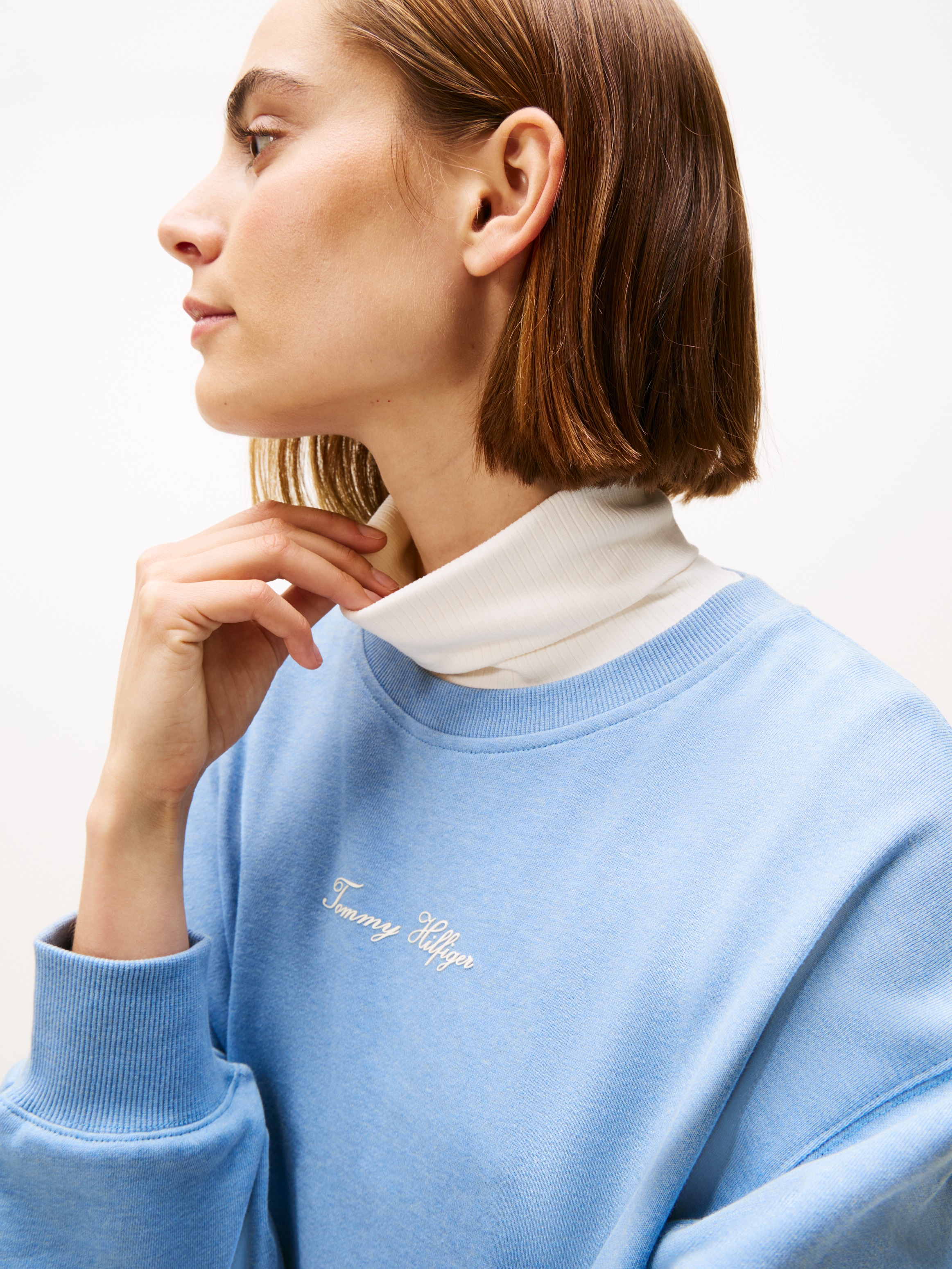 Tommy Hilfiger Sweatshirt »CLASSIC SCRIPT TERRY SWEATSHIRT«
