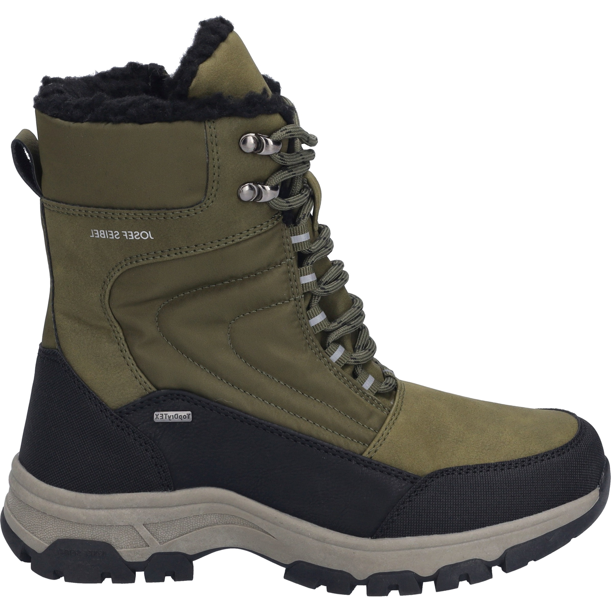 Josef Seibel Stiefel »Davos 52, schwarz-oliv«