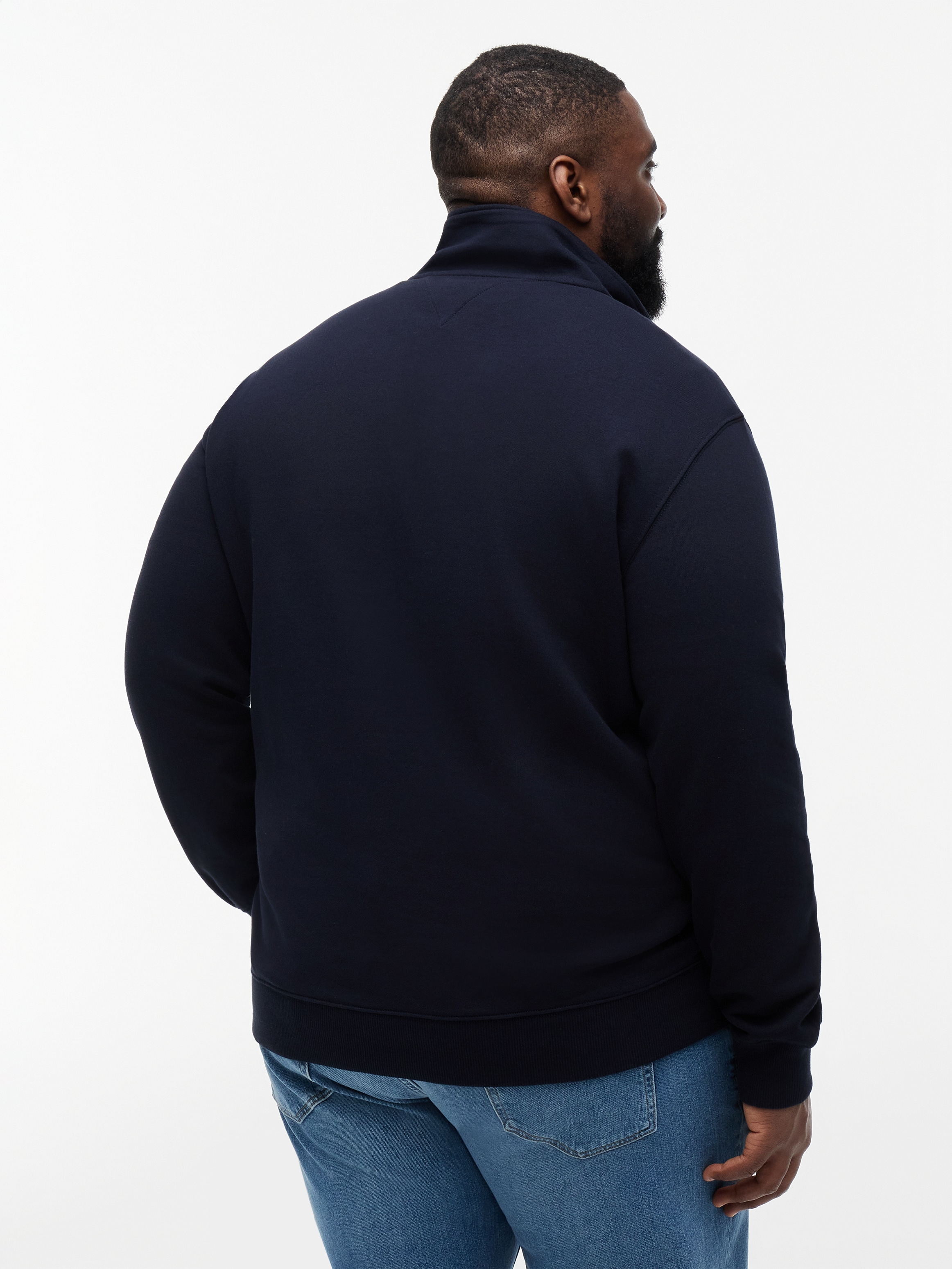 Tommy Hilfiger Big & Tall Sweatshirt »BT-ESSENTIAL TERRY NEW 1/4 ZIP«, Große Größen
