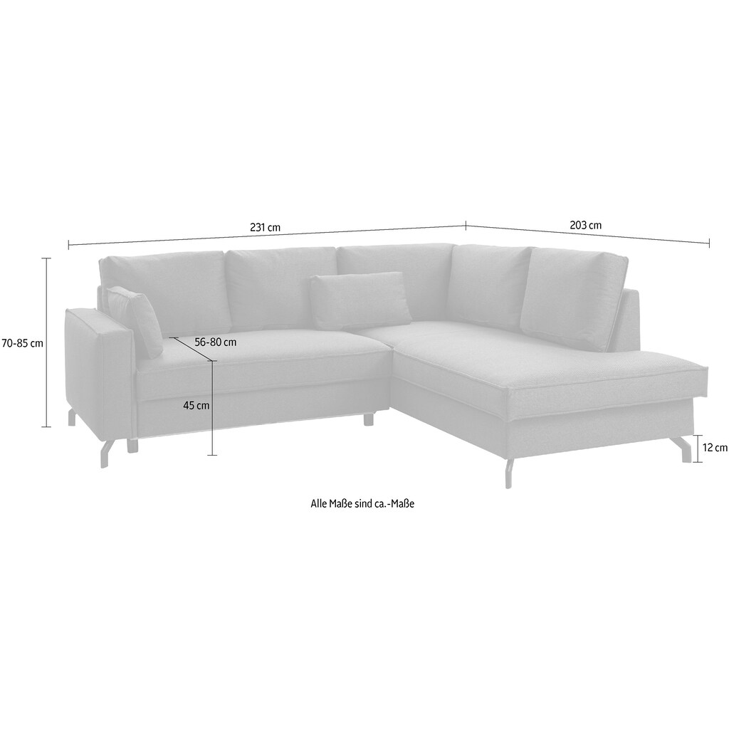 exxpo - sofa fashion Ecksofa »Daytona«