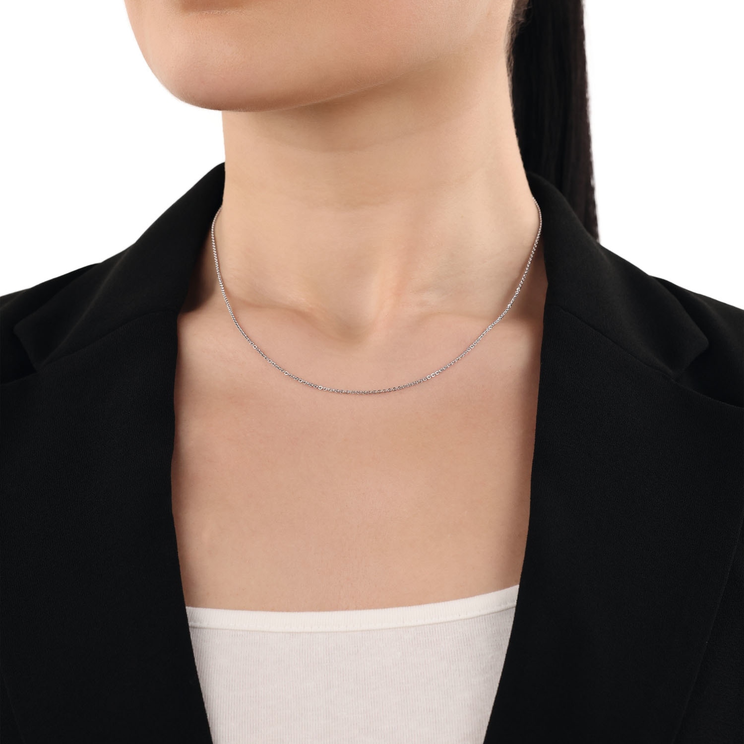 Amor Collierkettchen »Ankerkettengliederung, 2038558, 2038560«, Made in Germany