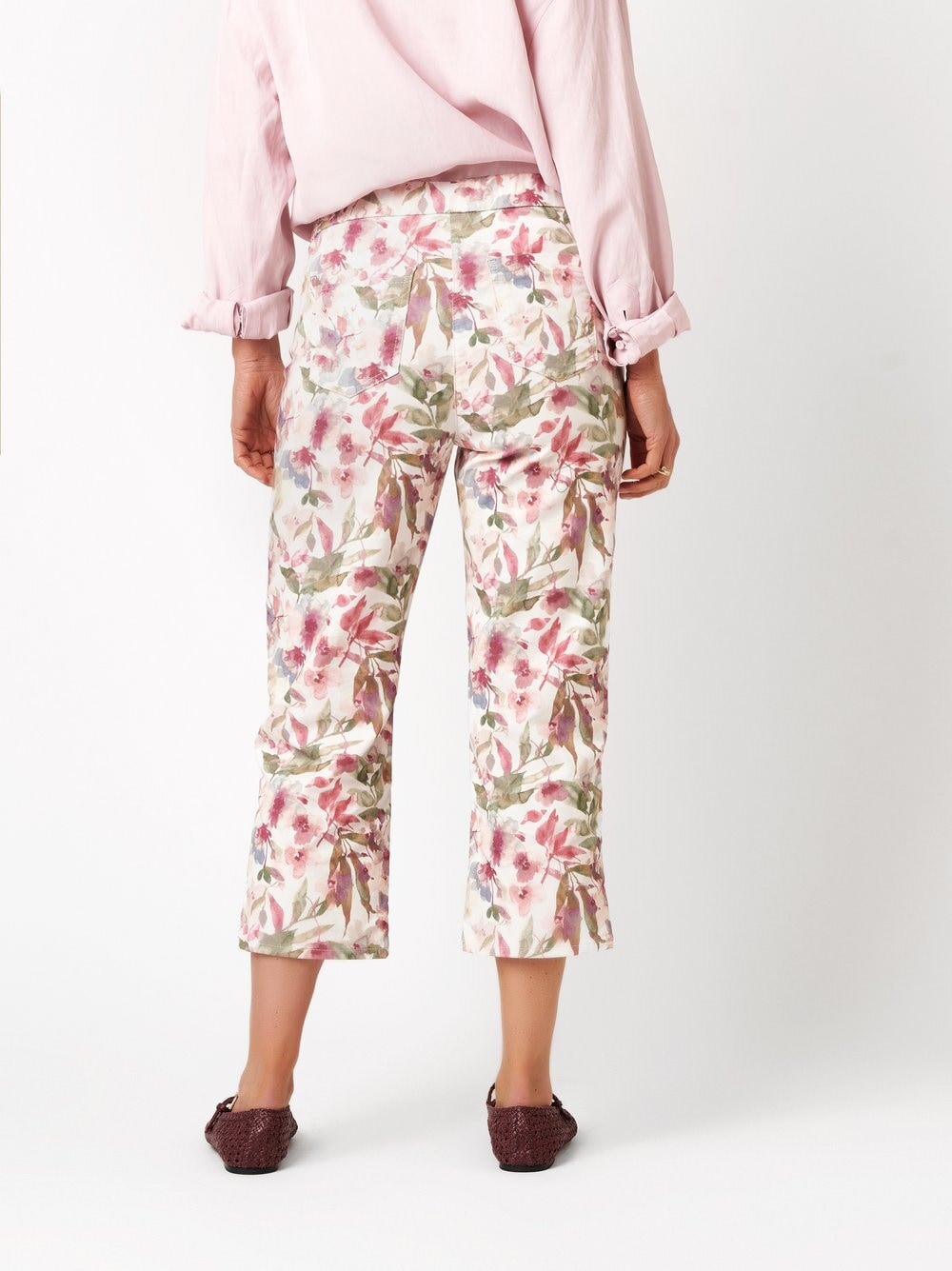 Relaxed Palazzohose »Scarlet 3/4«  mit Blütenprint