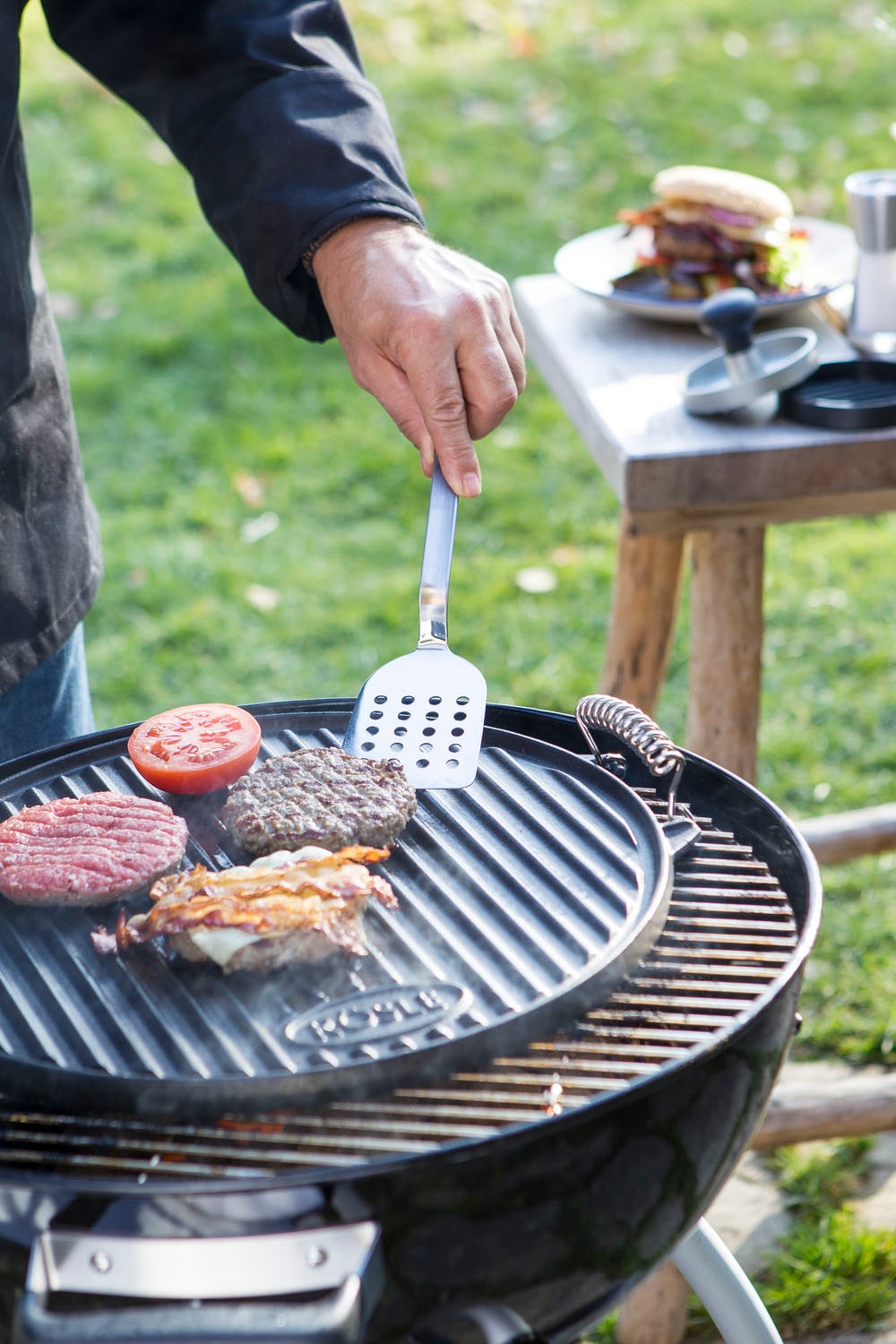RÖSLE Burgerpresse »25082«, Fleischpresse zum einfachen Formen von Burgerpatties, Ø 11 cm