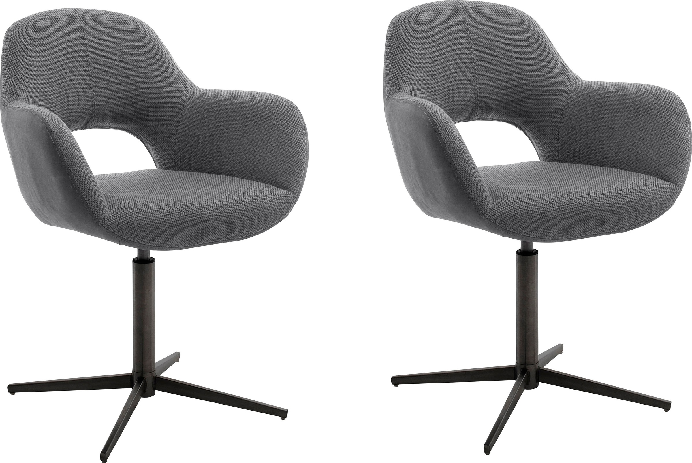 MCA furniture Esszimmerstuhl »Melrose«, Set, 2 St., Stuhl 360°drehbar mit  Nivellierung bequem kaufen