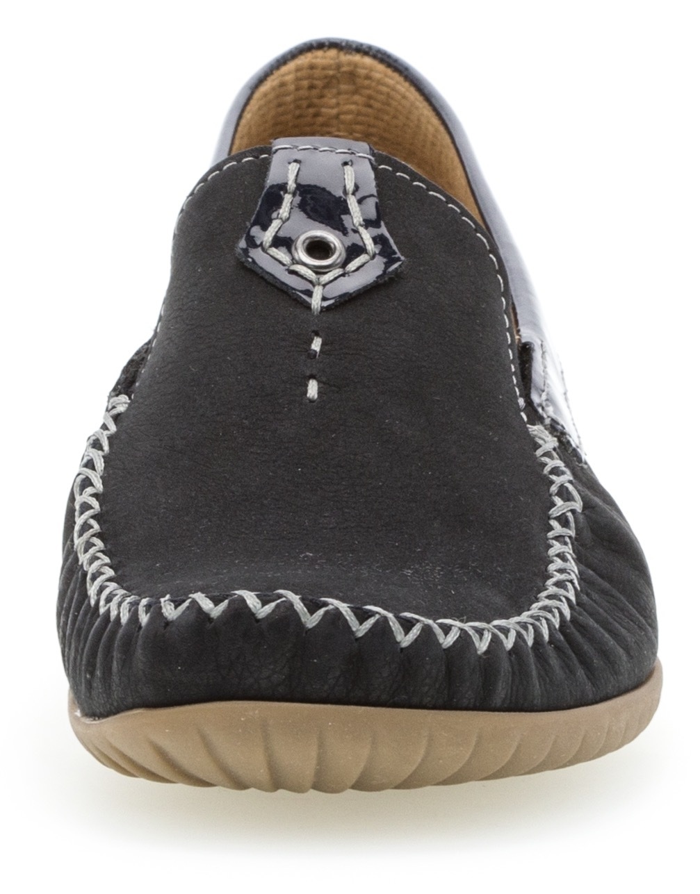 Gabor Mokassin »FLORENZ«, Slipper, Schlupfschuh mit Gummizug, Weite G (=weit)